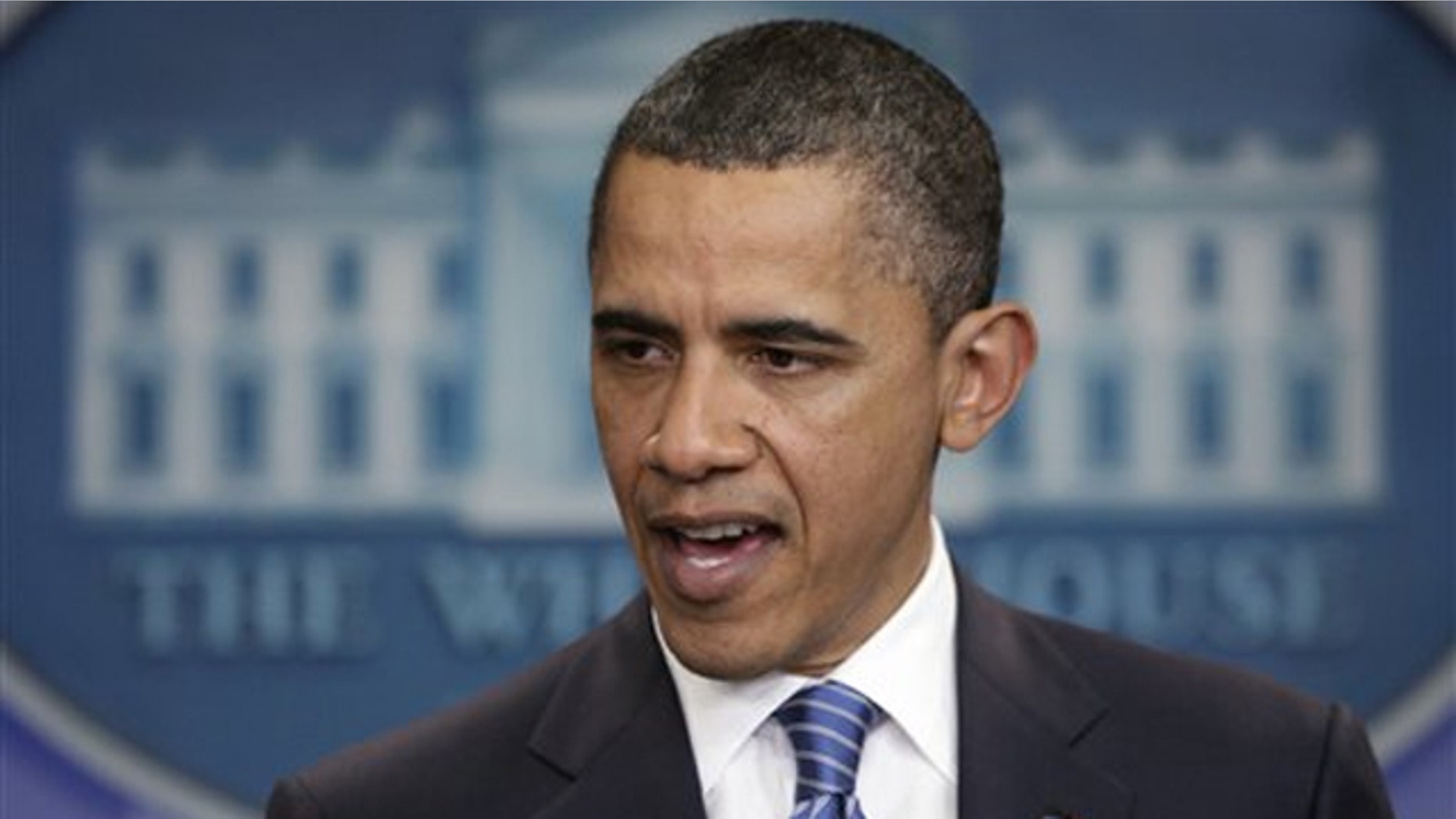 In this April 7 photo, President Obama speaks at the White House in Washington.