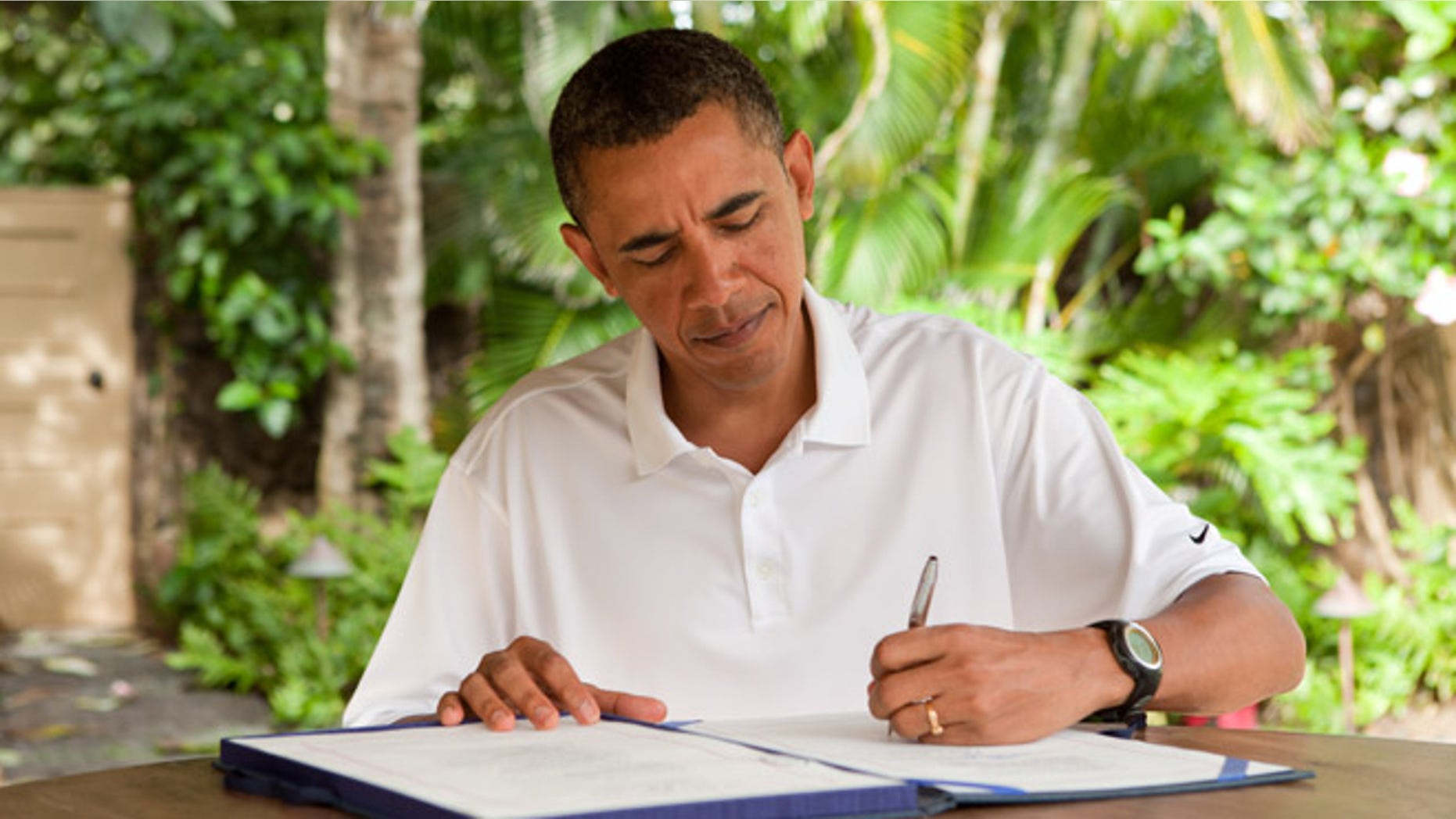 Jan. 2, 2011: President Obama signs the James Zadroga 9/11 Health and Compensation Act in Kailua, Hawaii.