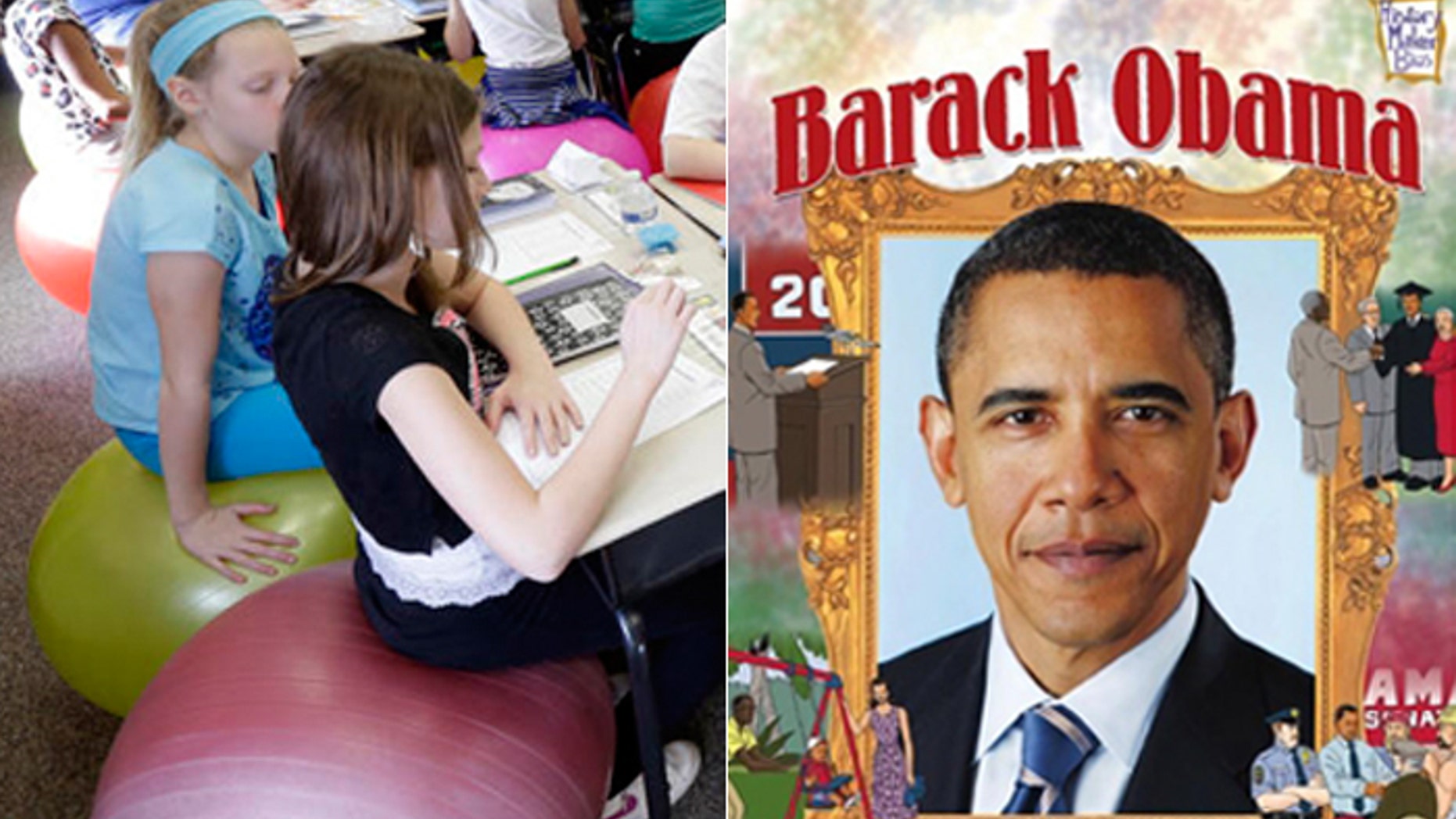 Parents and critics say a biography of President Obama being studied by children as young as fourth grade includes topics they don't need to read about.