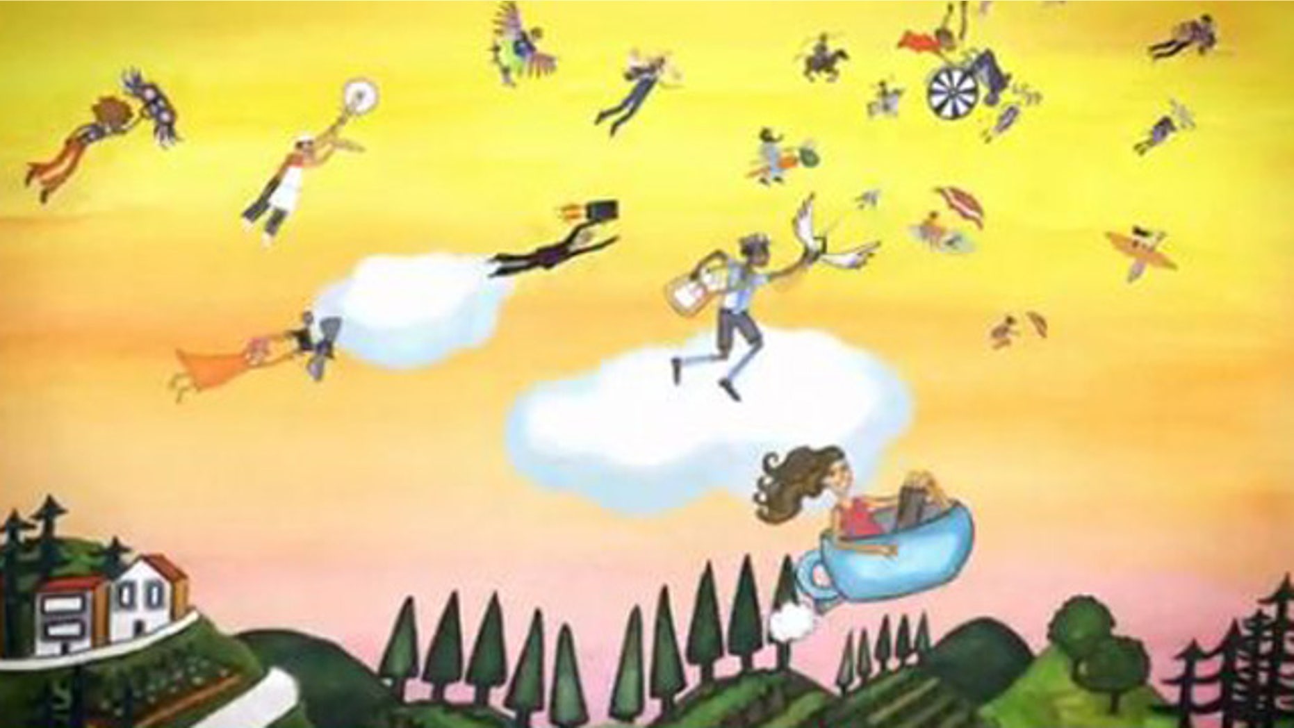 Cover Oregon's "Fly With Your Own Wings" ad.
