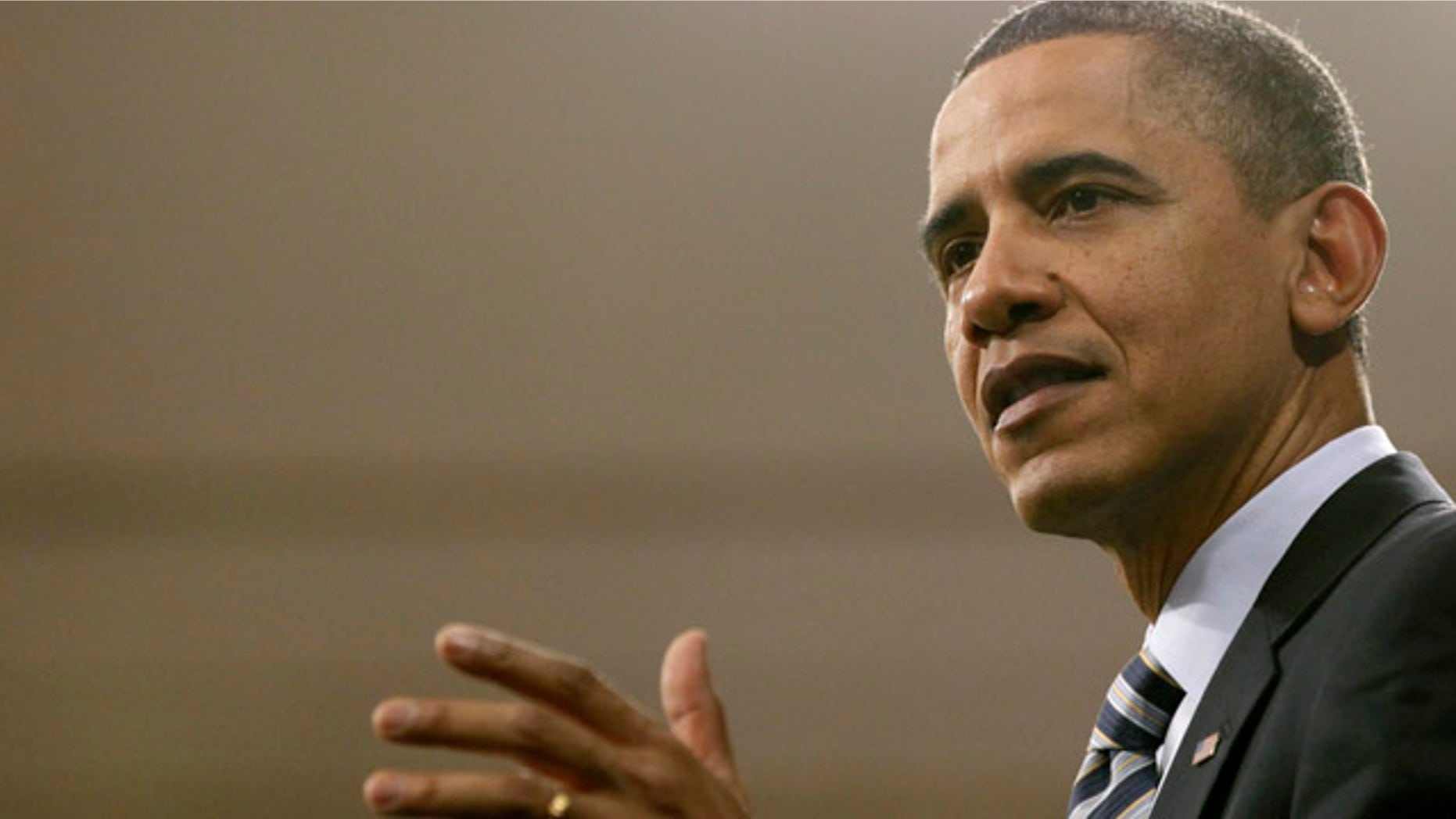 Feb. 10, 2011: President Barack Obama speaks at Northern Michigan University in Marquette, Mich.