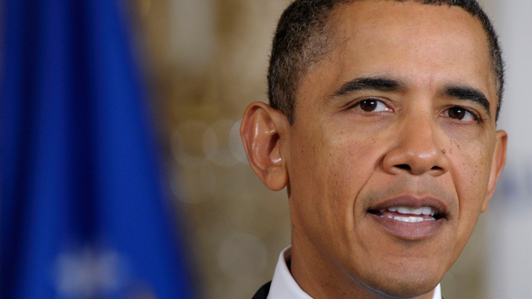 President Barack Obama speaks in the East Room of the White House in Washington, Monday, Jan. 24, 2011, on a presidential initiative to support military families. (AP Photo/Susan Walsh)