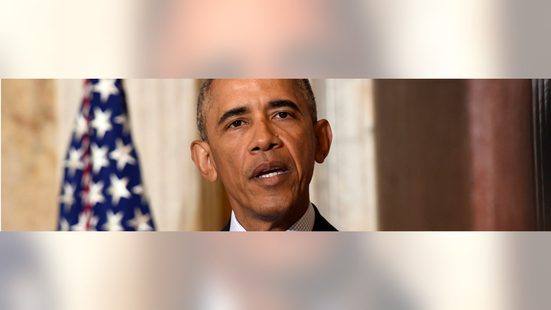 President Obama speaks at the Treasury Department in Washington, Tuesday, June 14, 2016, after meeting with his National Security Council to get updates on the investigation into the attack in Orlando, Florida and review efforts to degrade and destroy ISIL.