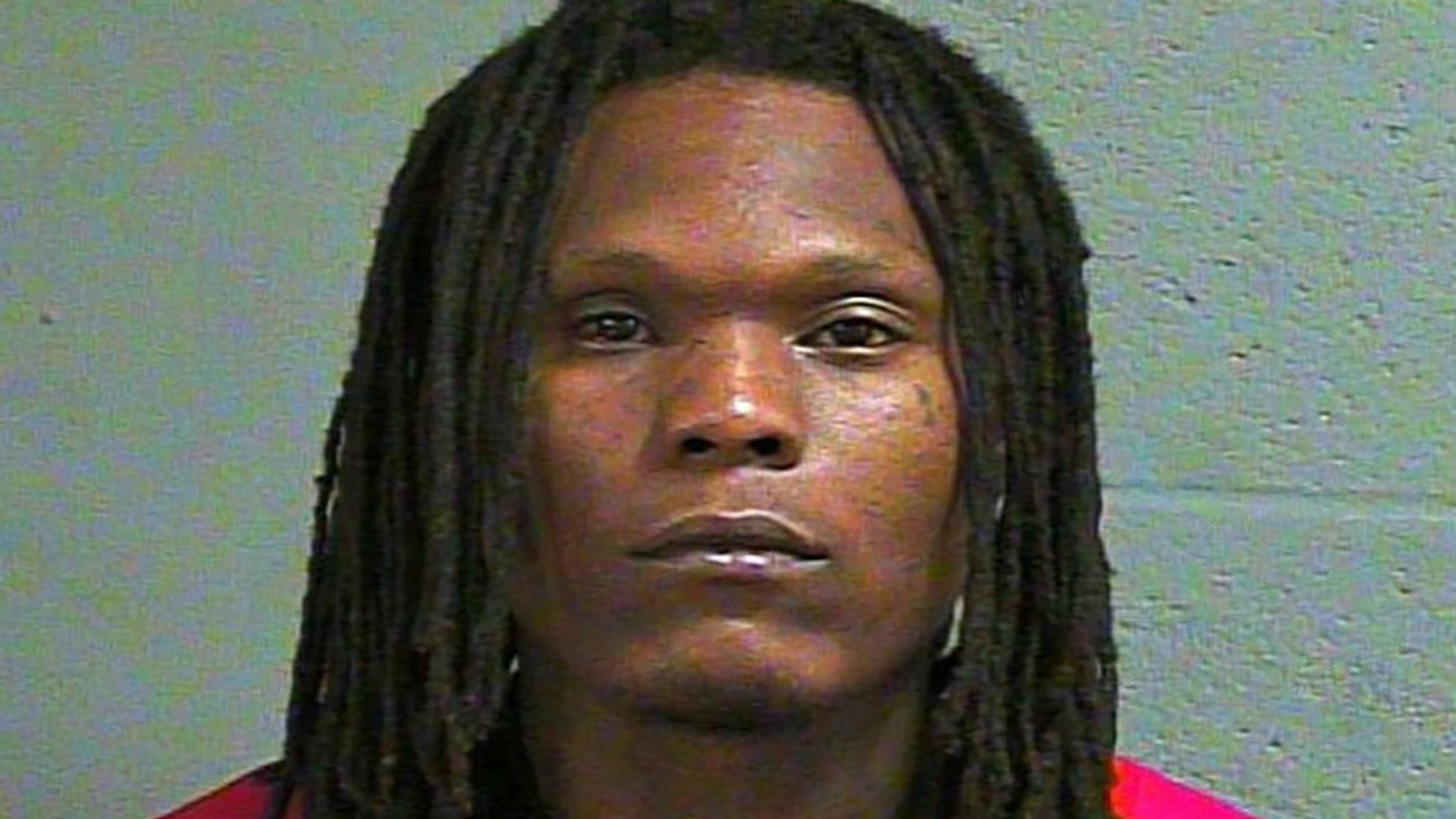 Jerome Thompson allegedly charged at a security guard with steak knives.