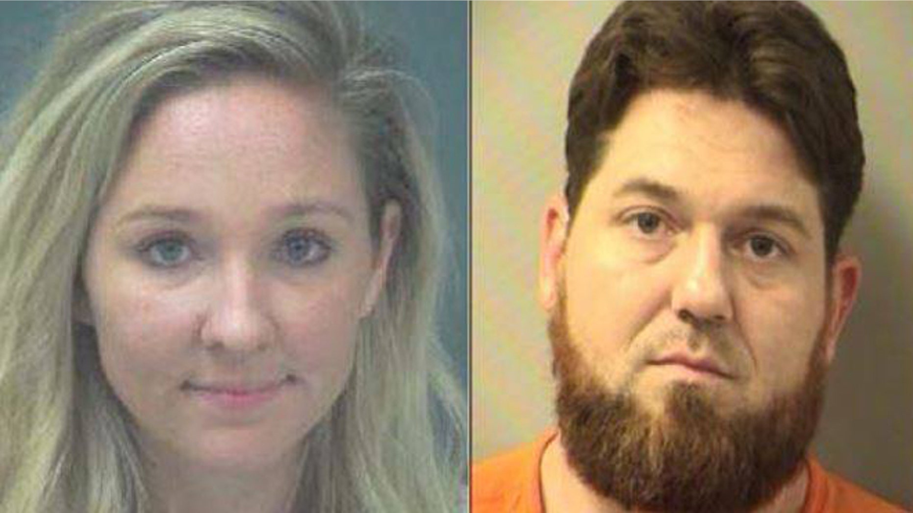 Florida paramedics Kayla Dubois, 24, of Navarre, (left) and Christopher Wimmer, 33 of Crestview,(right) have been charged with taking "selfies" with unconscious patients. (Okaloosa County Sheriff's Office)