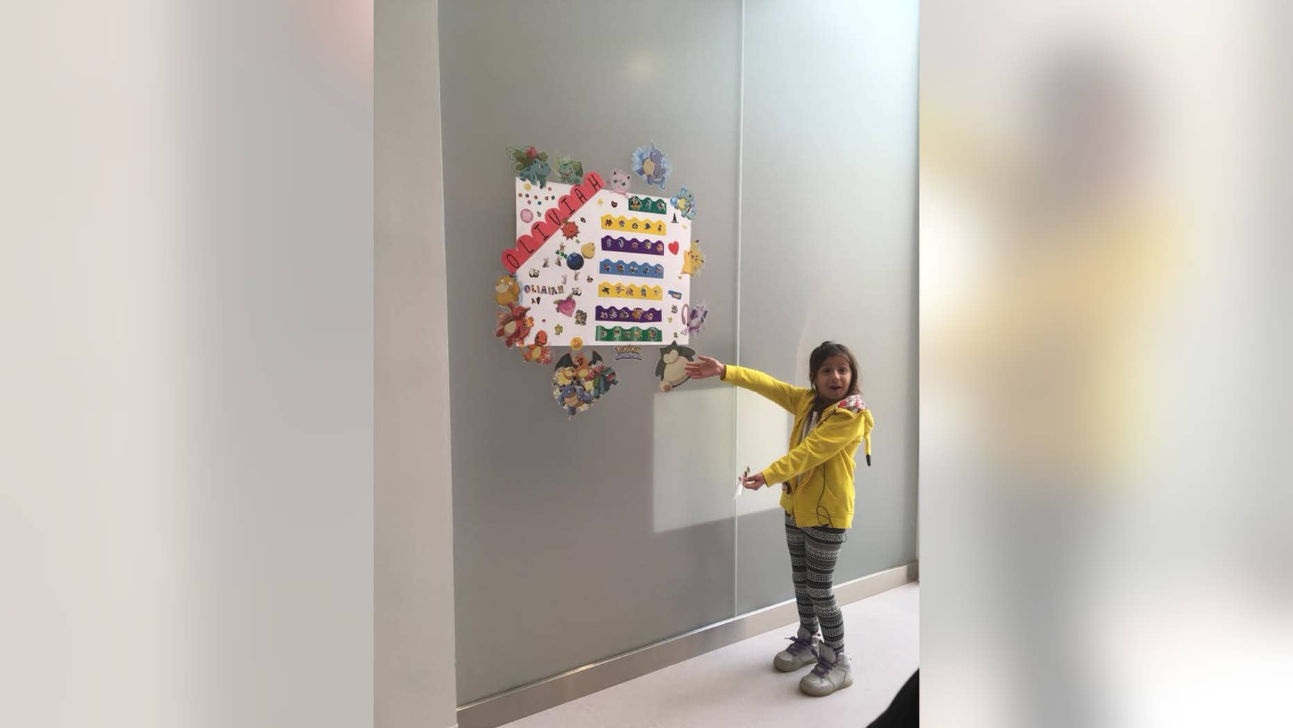 Oliviah Hall, 9, brings joy to the Cleveland Clinic Cancer Center where she has been receiving treatment for brain cancer.