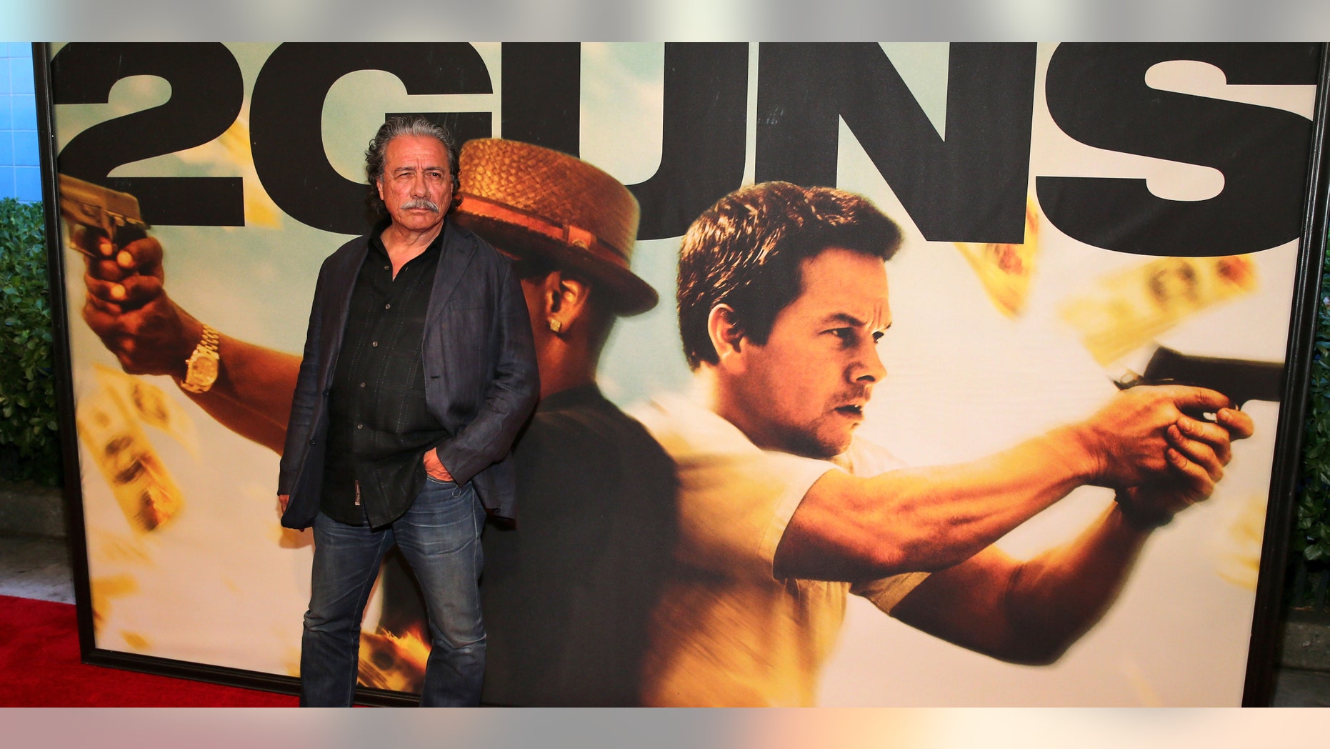 NEW YORK, NY - JULY 29: Edward James Olmos attends "2 Guns" New York Premiere at SVA Theater on July 29, 2013 in New York City. (Photo by Neilson Barnard/Getty Images)