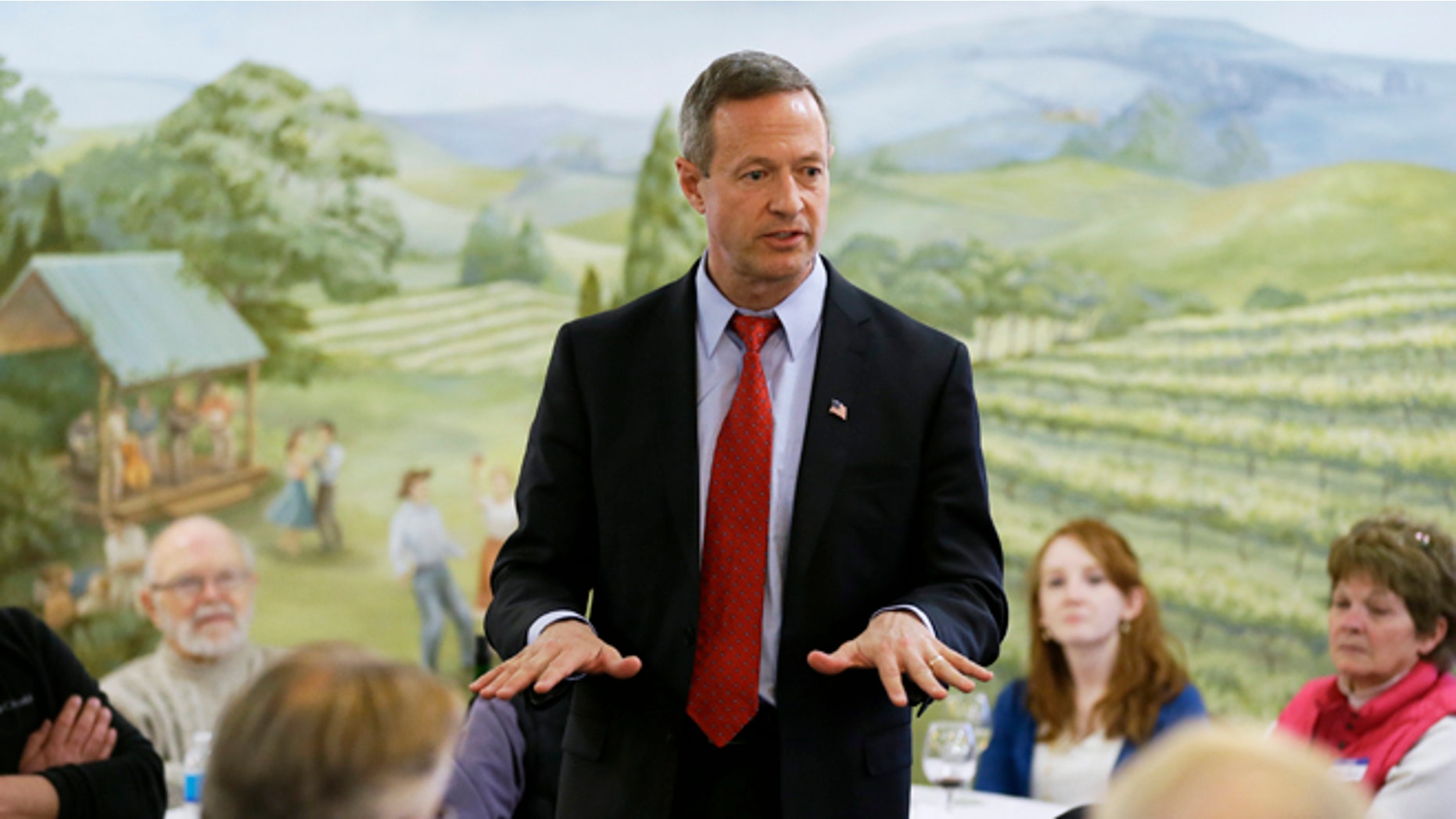 April 9, 2015: Former Maryland Gov. Martin O'Malley speaks in Indianola, Iowa.