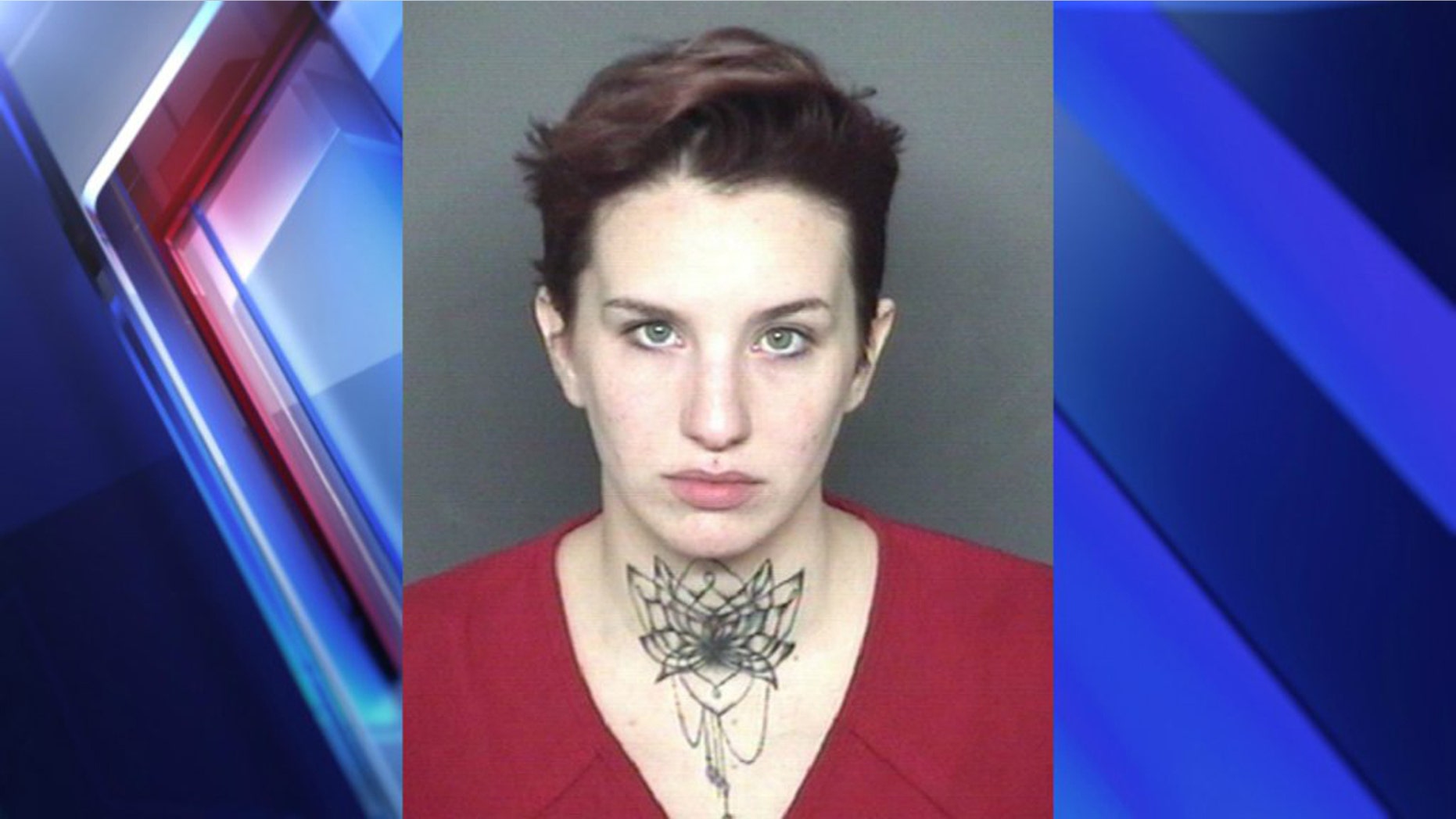 Natalie Onay, 22, faces charges of child neglect, possession of a narcotic, possession of paraphernalia, possession of syringe, and operating a motor vehicle while intoxicated.