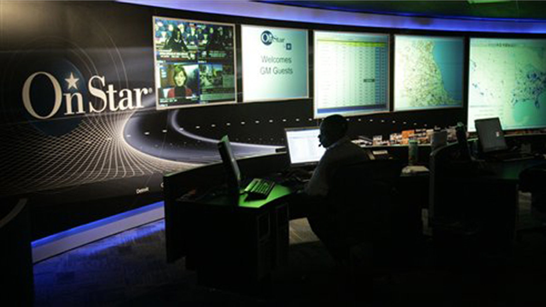 In this Feb. 6, 2006, file photo, the General Motors OnStar command center is shown in Detroit.