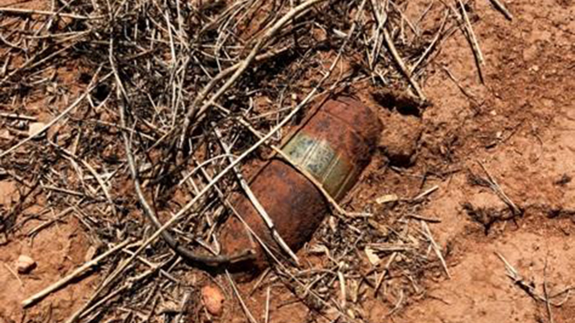 A World War II-era live ammunition round was found near the U.S.-Mexico border fence in Arizona.