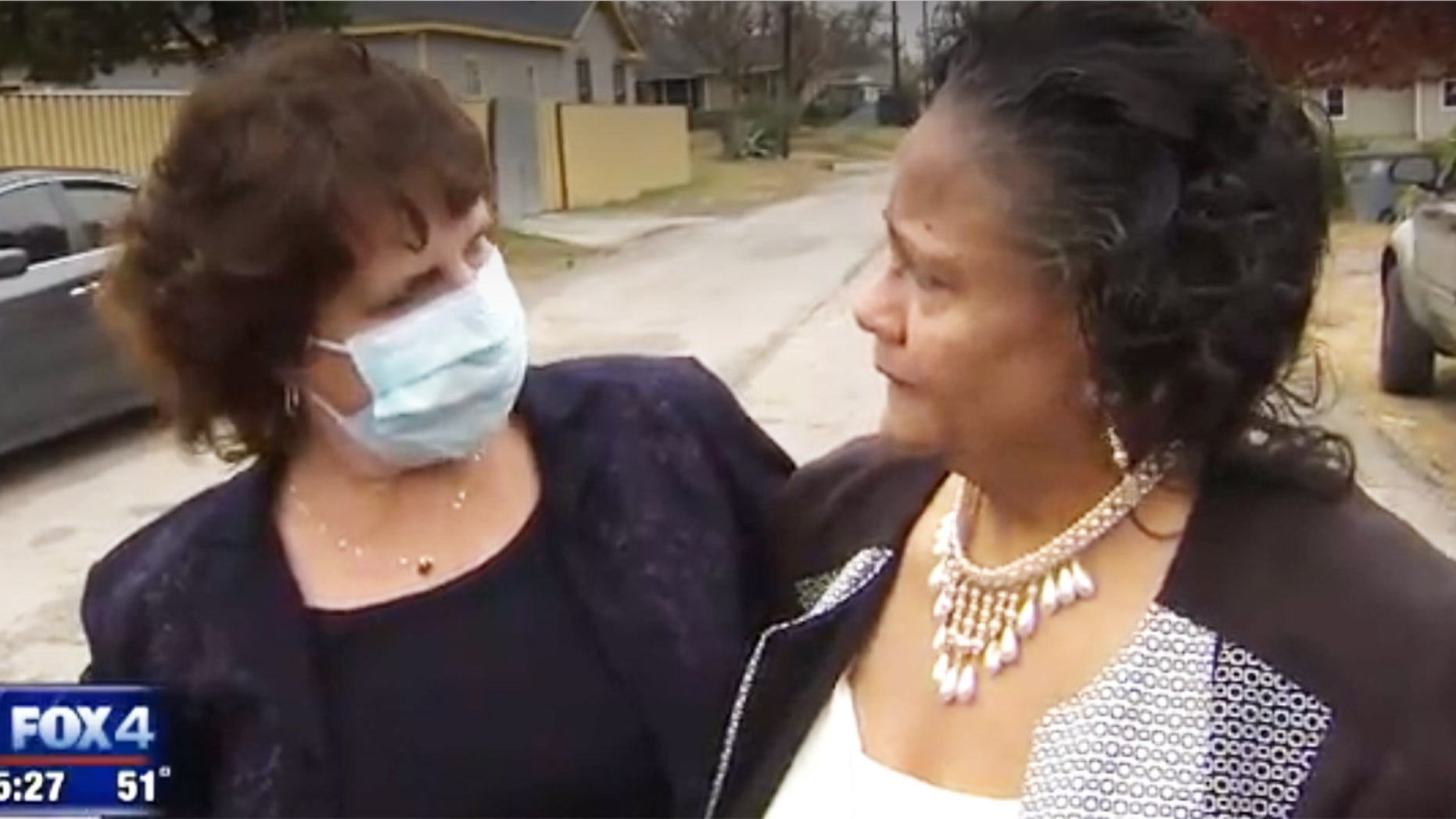 Dr. Susie Gerik, left, met Brenda Stuart, the grandmother of Roy Stuart, whose liver saved Gerik's life.