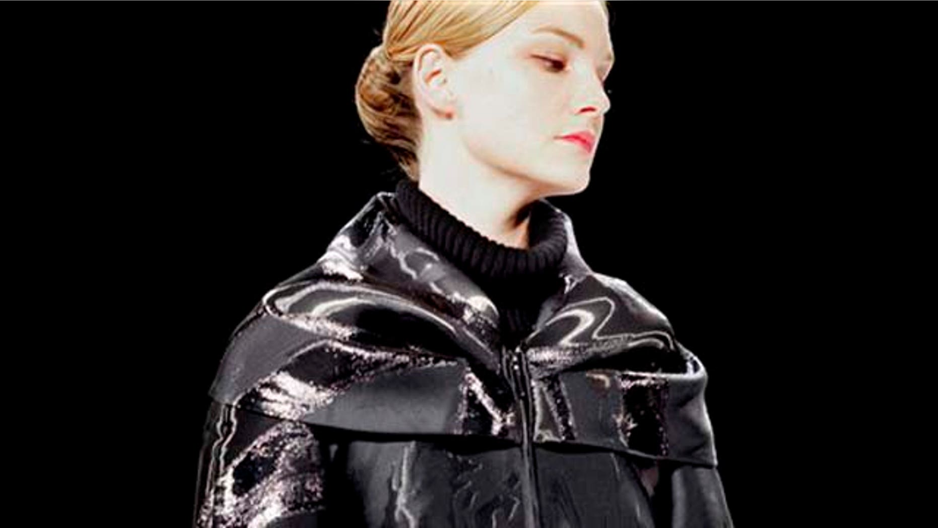 Fashion from the Fall 2011 collection of Carolina Herrera is modeled on Monday, Feb. 14, 2011 in New York. (AP Photo/Bebeto Matthews)