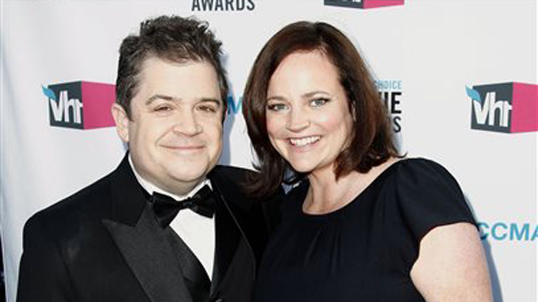 Patton Oswalt and his wife Michelle Eileen McNamara in Los Angeles in 2012. (AP Photo/Matt Sayles)