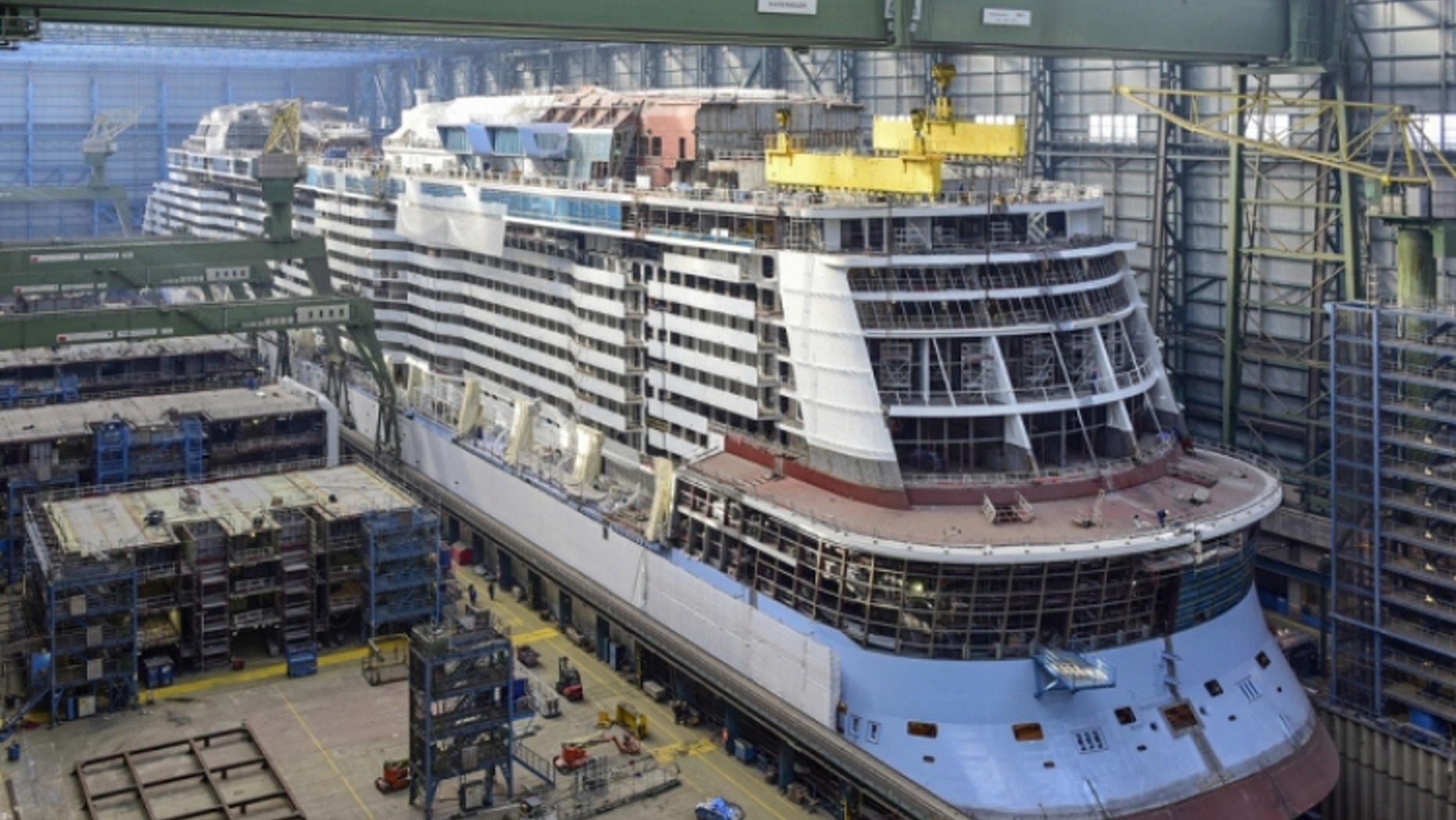 The Ovation of the Seas will launch April 2016.