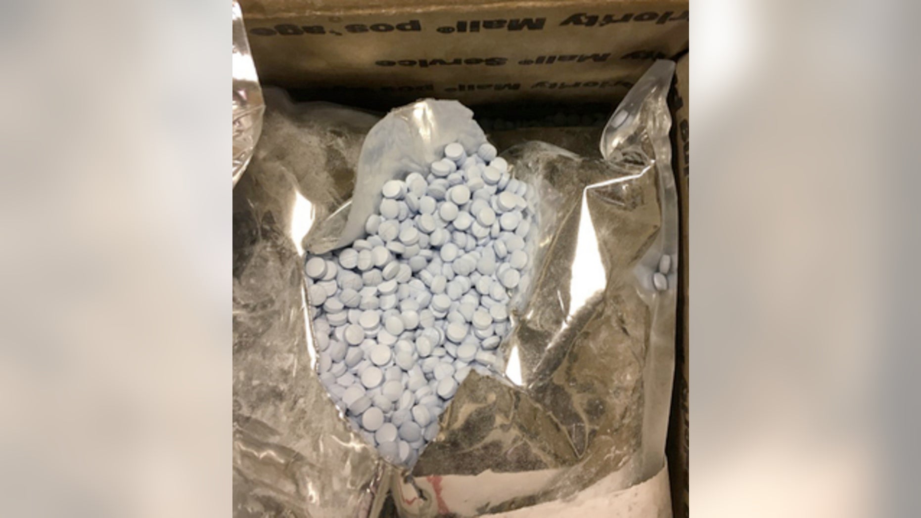 Roughly $400,000 worth of oxycodone pills were delivered to a woman in South Carolina who expected the package to be a yoga mat, reports said.