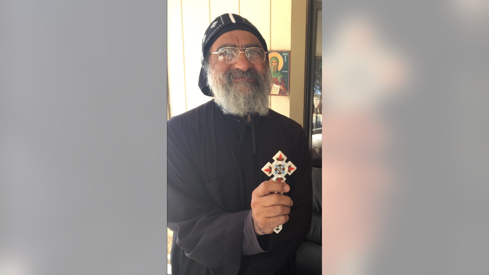 Father Mosa of the Saint Antony Eastern Orthodox Coptic Monastery, Calif.