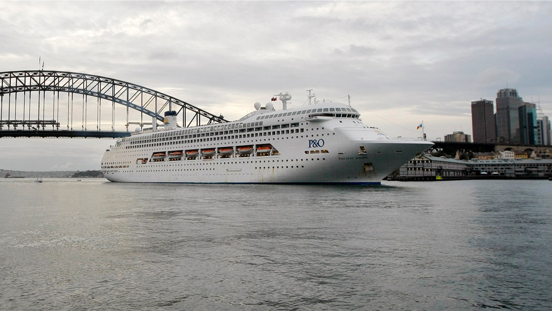 The captain of the Pacific Dawn, seen here during an earlier voyage, announced that search and rescue efforts for the guest had been called off on Friday morning.