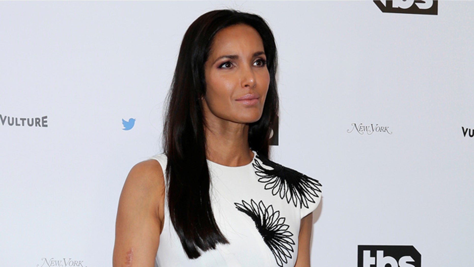 Padma Lakshmi is embracing the curves that come with filming "Top Chef."