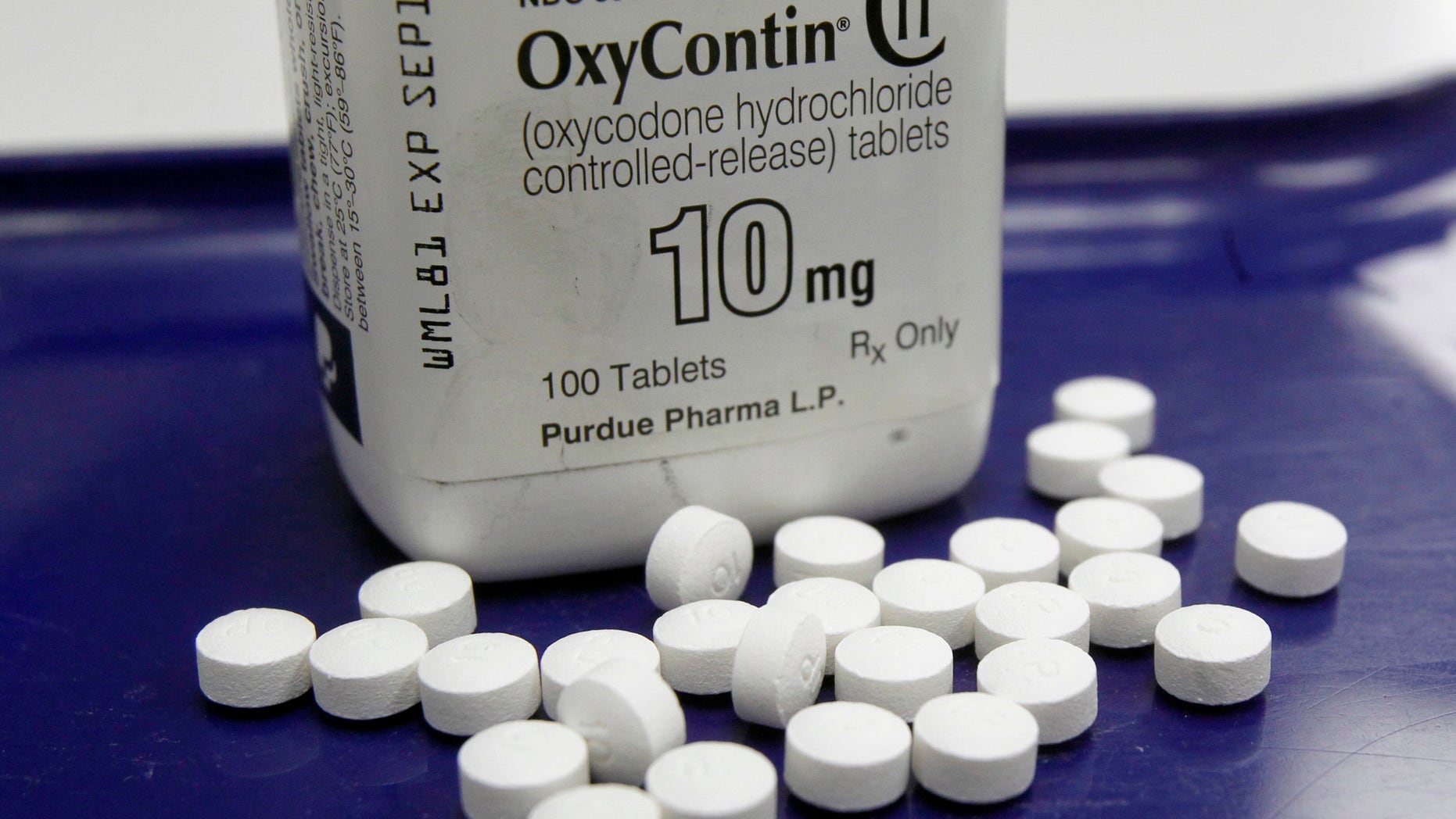 Feb. 19, 2013 – FILE photo of OxyContin pills at a pharmacy in Montpelier, Vt. (AP)