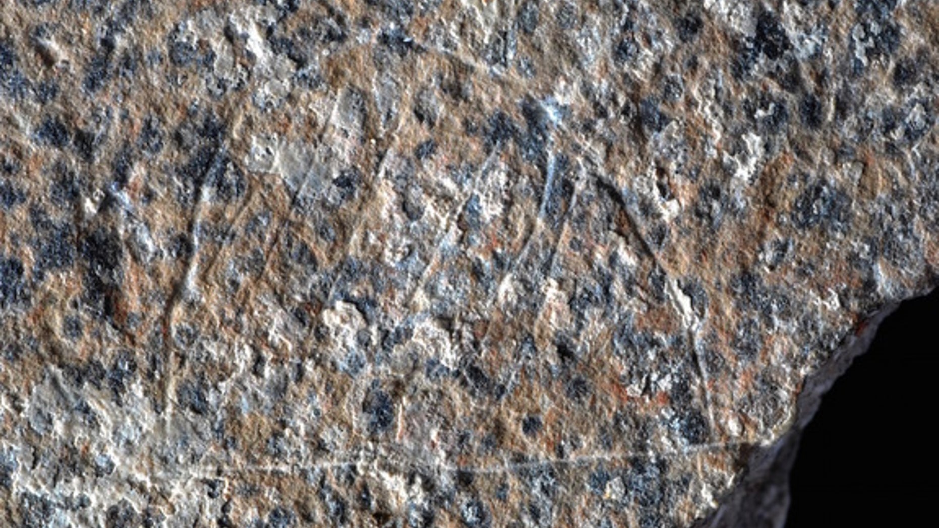 A 13,800-year-old engraving of seven semi-circular dome-like structures may be the oldest known representation of human dwellings.