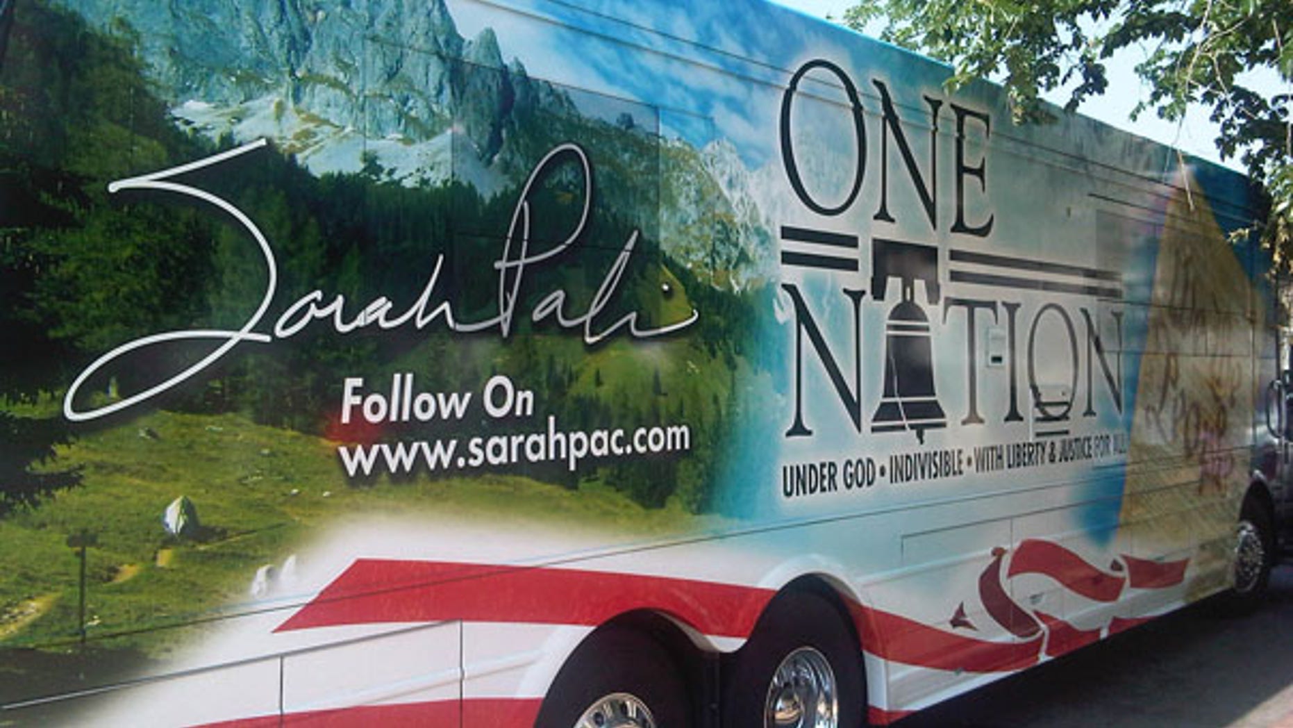 FILE: Sarah Palin launched the "One Nation" bus tour on May 29, fueling speculation of a possible presidential bid.