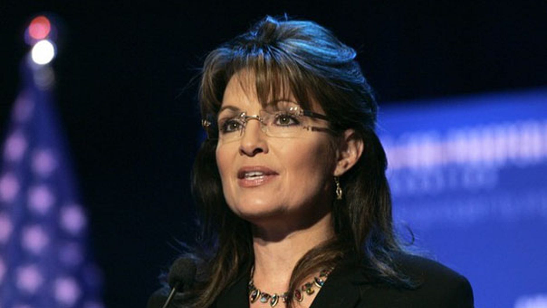 Sarah Palin speaks during the 'Americans For Prosperity Foundation Summit' in Clarkston, Mich., May 1. (Reuters Photo)