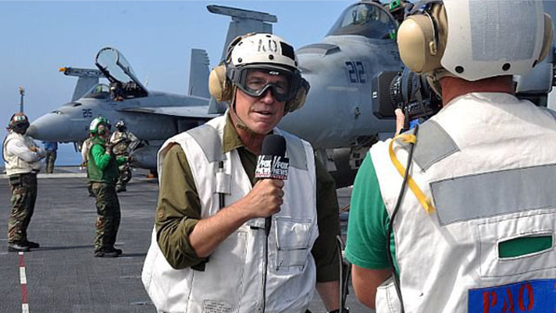 Fox correspondent Greg Palkot on his Tora Bora assignment in December 2001.