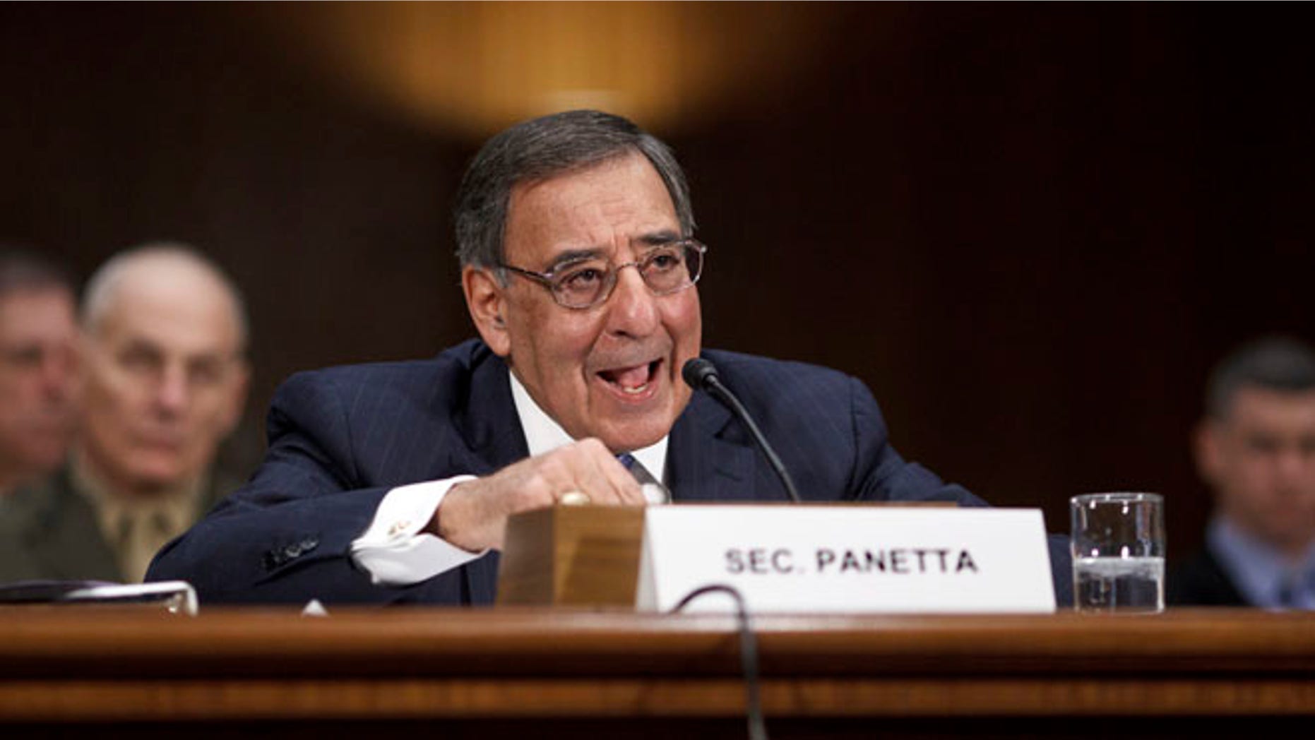 FILE: March 7, 2012: Defense Secretary Leon Panetta testifies on Capitol Hill in Washington.