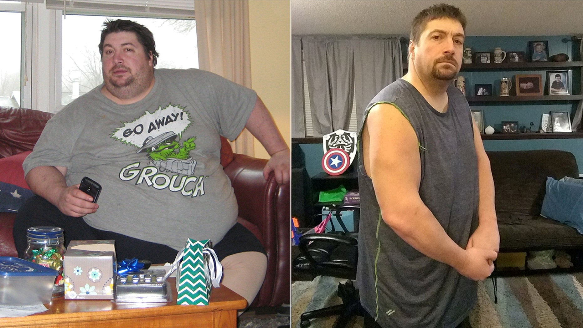 Logan Goodall ditched his unhealthy diet and shed 300 pounds after doctors diagnosed him with a host of health problems.