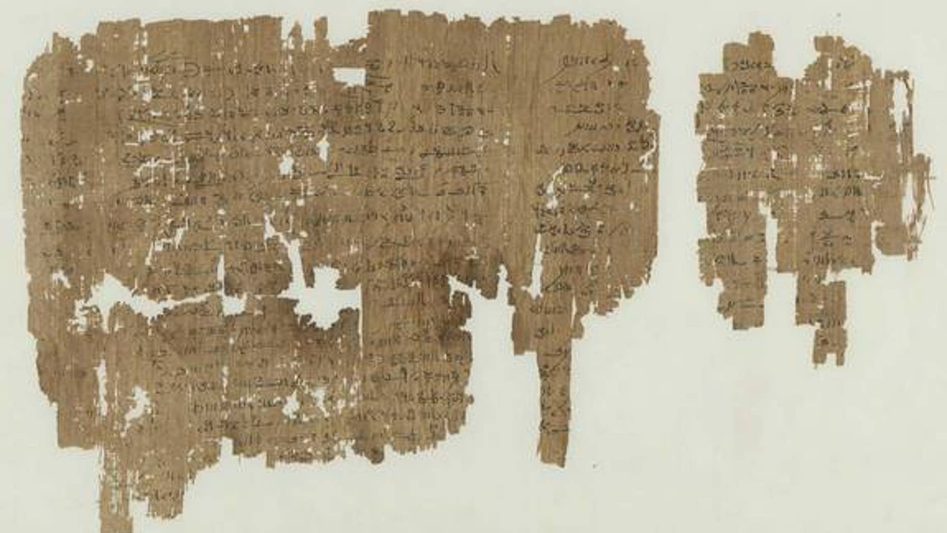 This papyrus, now in two fragments, dates back around 1,900 years and was written in a form of ancient Egyptian known as Demotic. It records a fictional story that includes ritual sex.