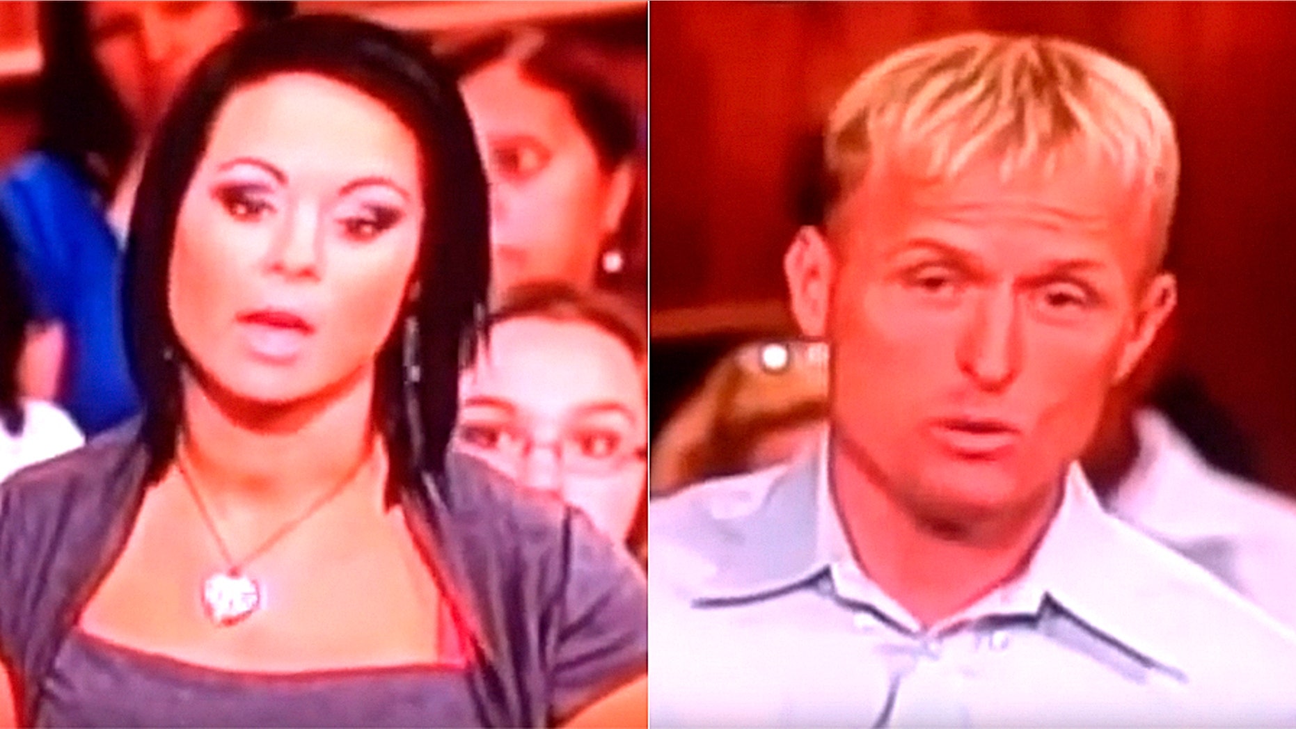 Michelle Parker, left, disappeared six years ago after an episode aired on "The People's Court," showing Parker sparring with her ex-fiancé, Dale Smith, right.