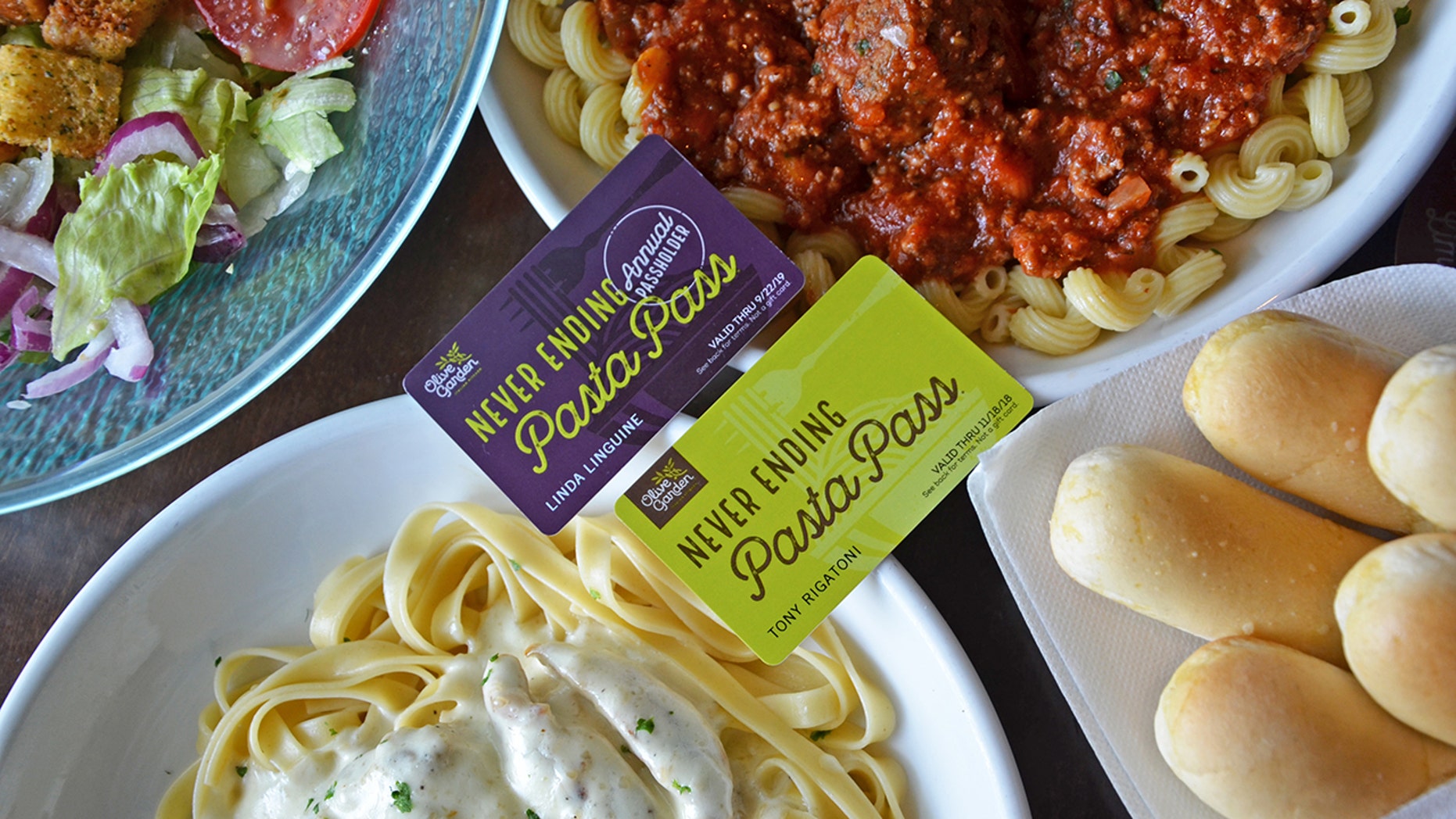 Olive Garden's Never Ending Pasta Passes are back, along with brandnew