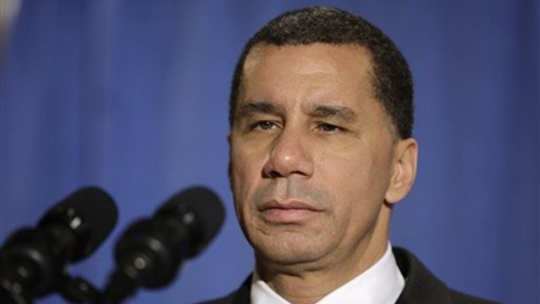 Gov. David Paterson listens to a question during a news conference Thursday, Feb. 25, 2010 in New York. (AP)