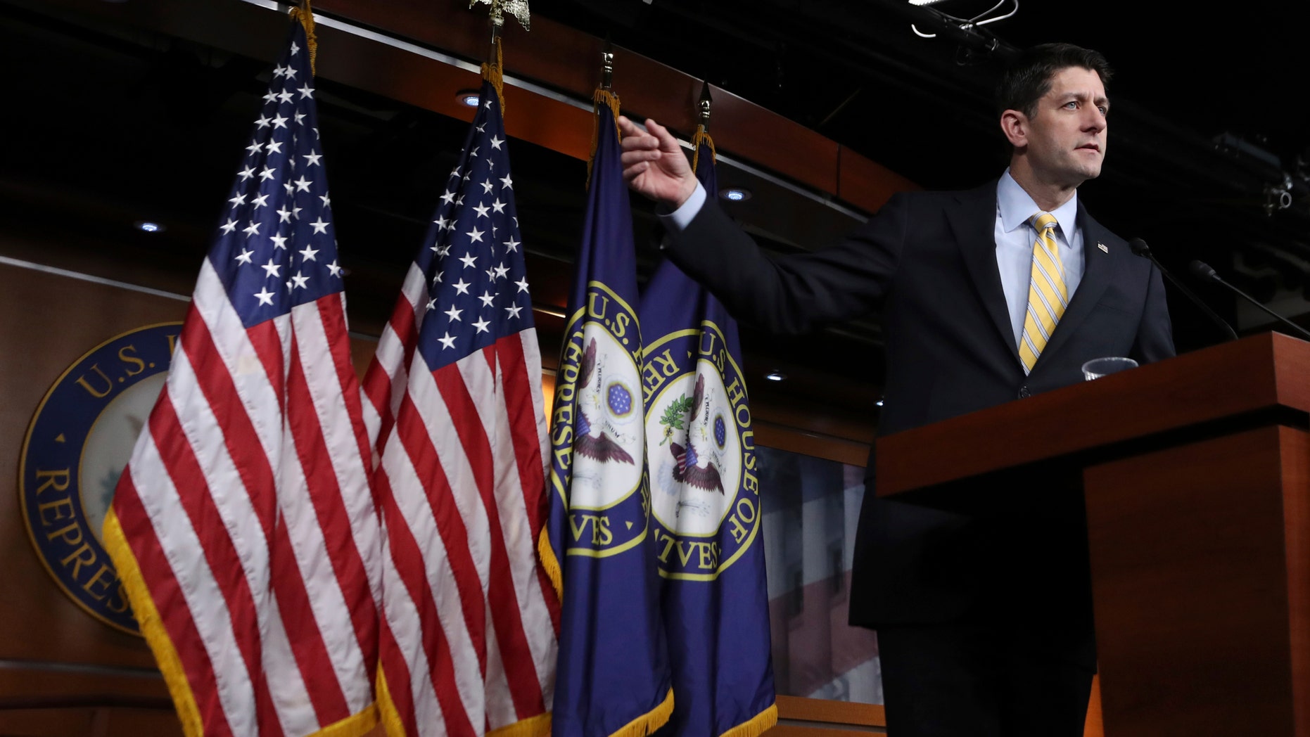 House Speaker Paul Ryan of Wis. speaks during a news conference on Capitol Hill in Washington, Thursday, Jan. 5, 2017. (AP Photo/Manuel Balce Ceneta)