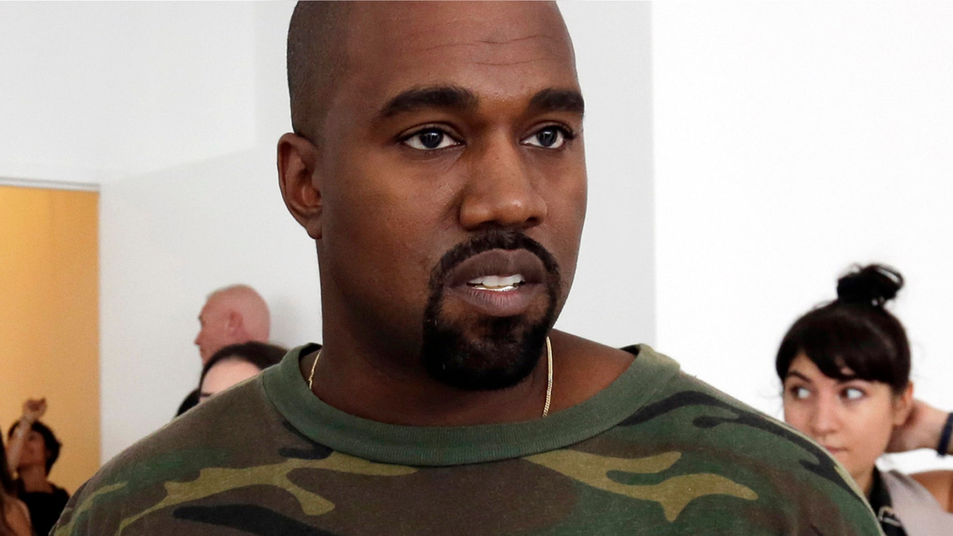 Sept. 10, 2015: Kanye West appears at the Brother Vellies Spring 2016 collection presentation during New York Fashion Week.