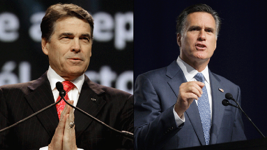A series of debates and events this month will test Rick Perry’s staying power and Mitt Romney's strategy of focusing on the president instead of his GOP rivals.