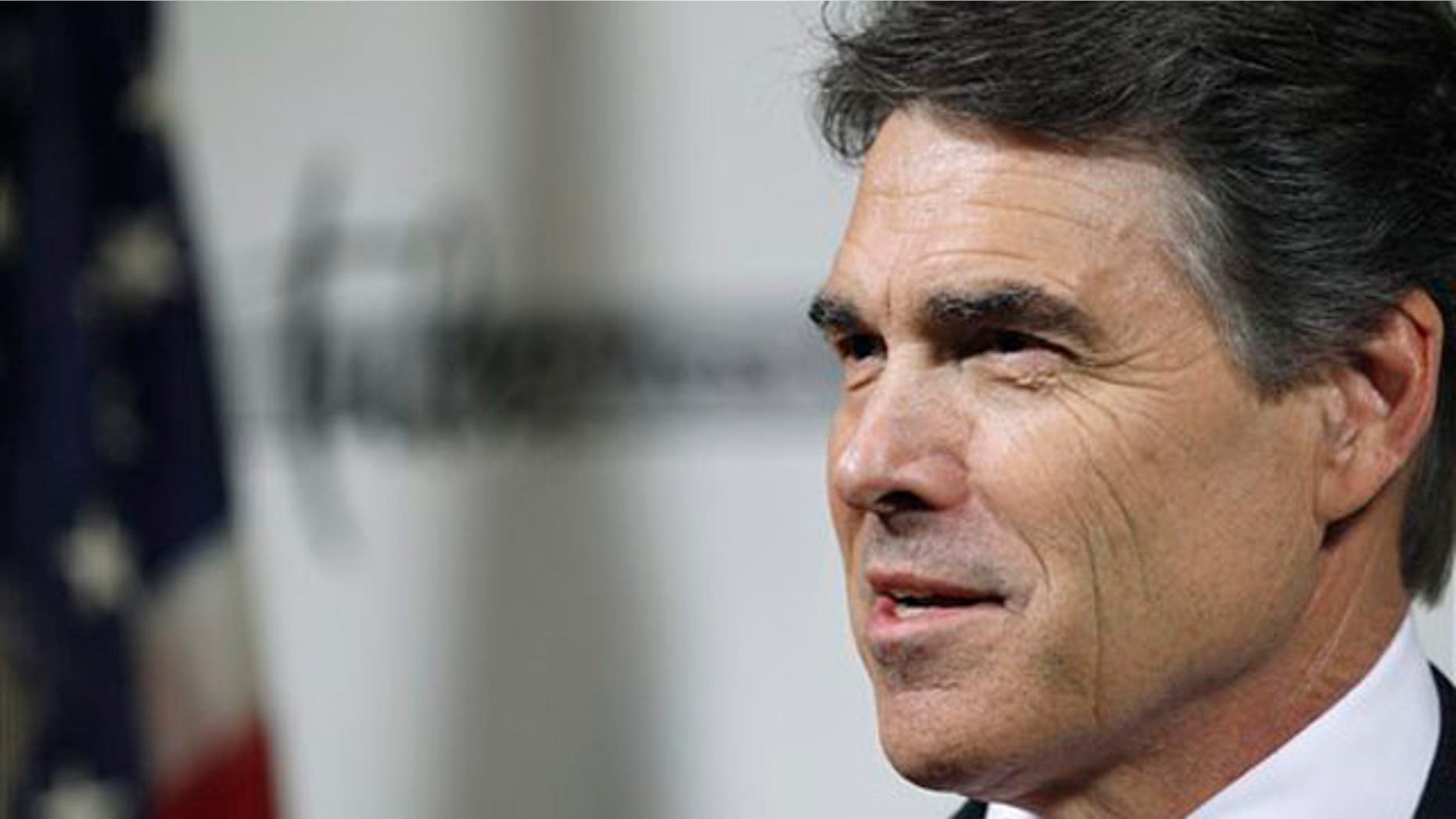 Texas Gov. Rick Perry speaks at the Tulsa Press Club in Tulsa, Okla., Aug. 29.
