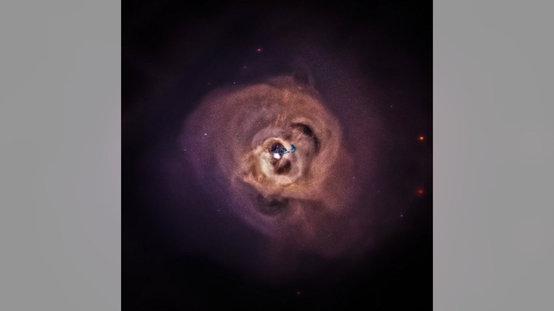 Perseus Cluster is seen in an image that uses data representing more than 17 days of observation time over 10 years.