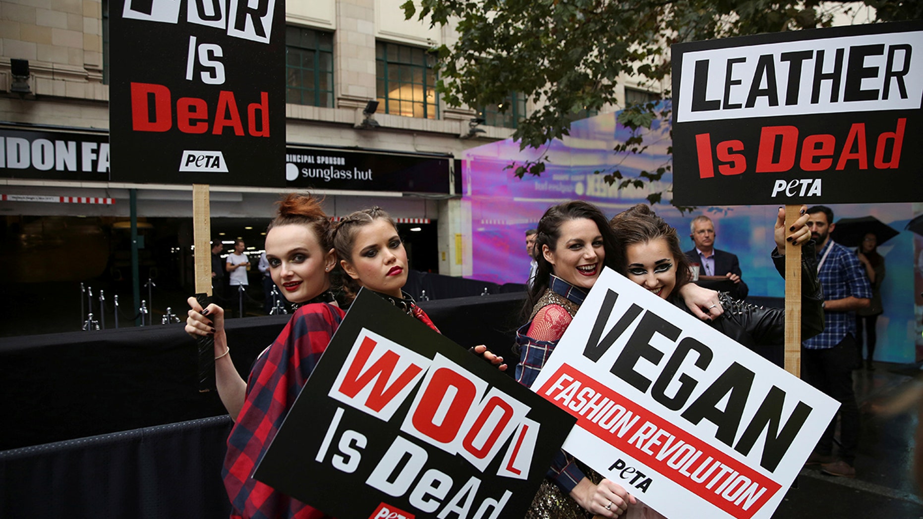 PETA defends their sign that was deemed too graphic to run on the side of London buses.