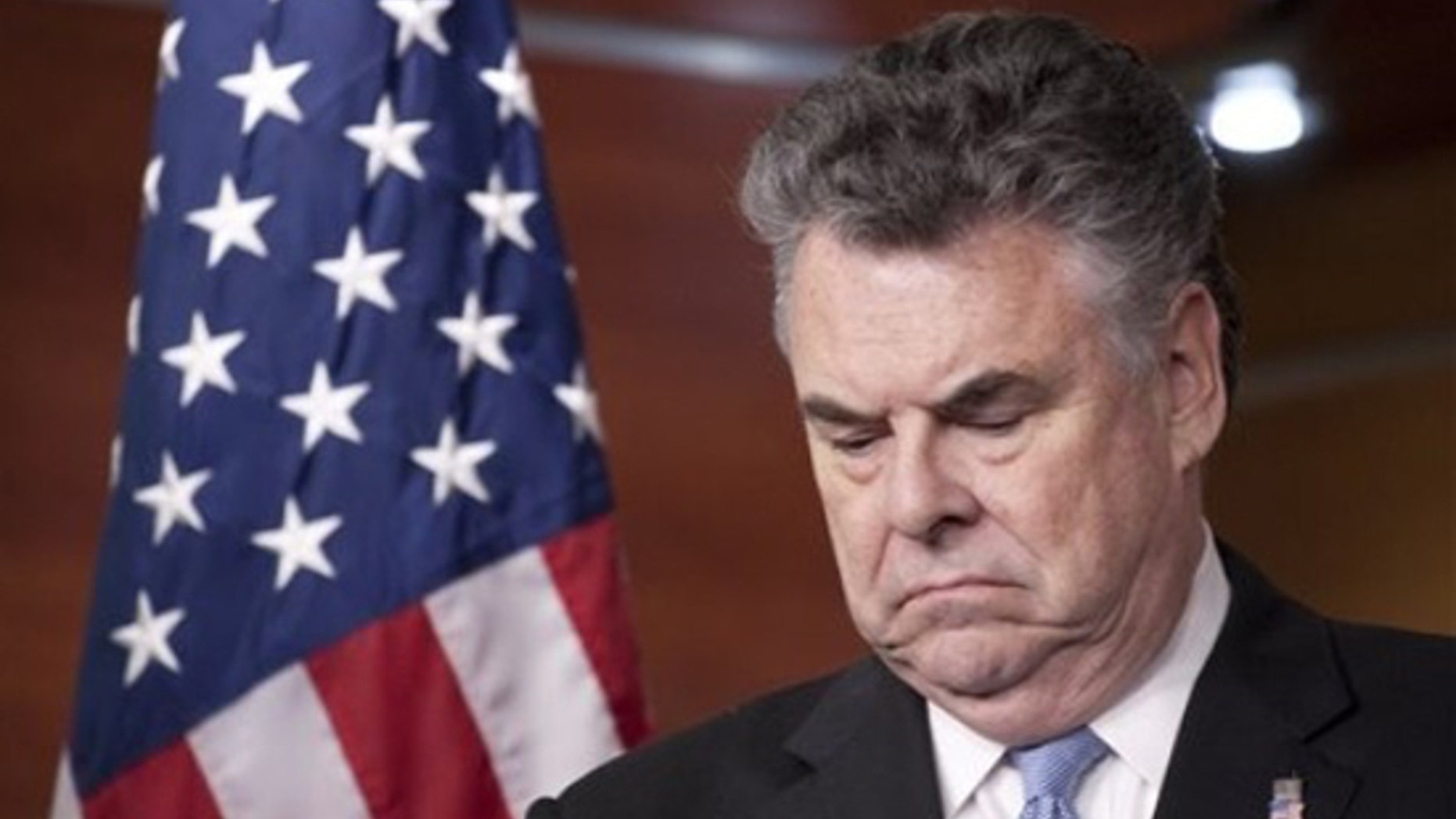 Rep. Peter King, R-N.Y. , is seen a news conference on Capitol Hill in Washington, Tuesday, Dec. 15, 2009. (AP)