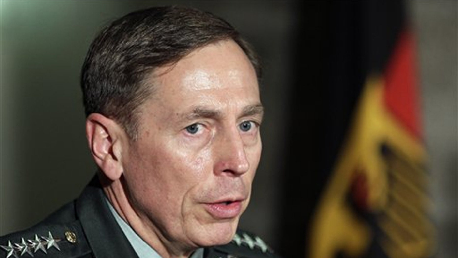 FILE: Gen. David Petraeus speaks on Nov. 23.