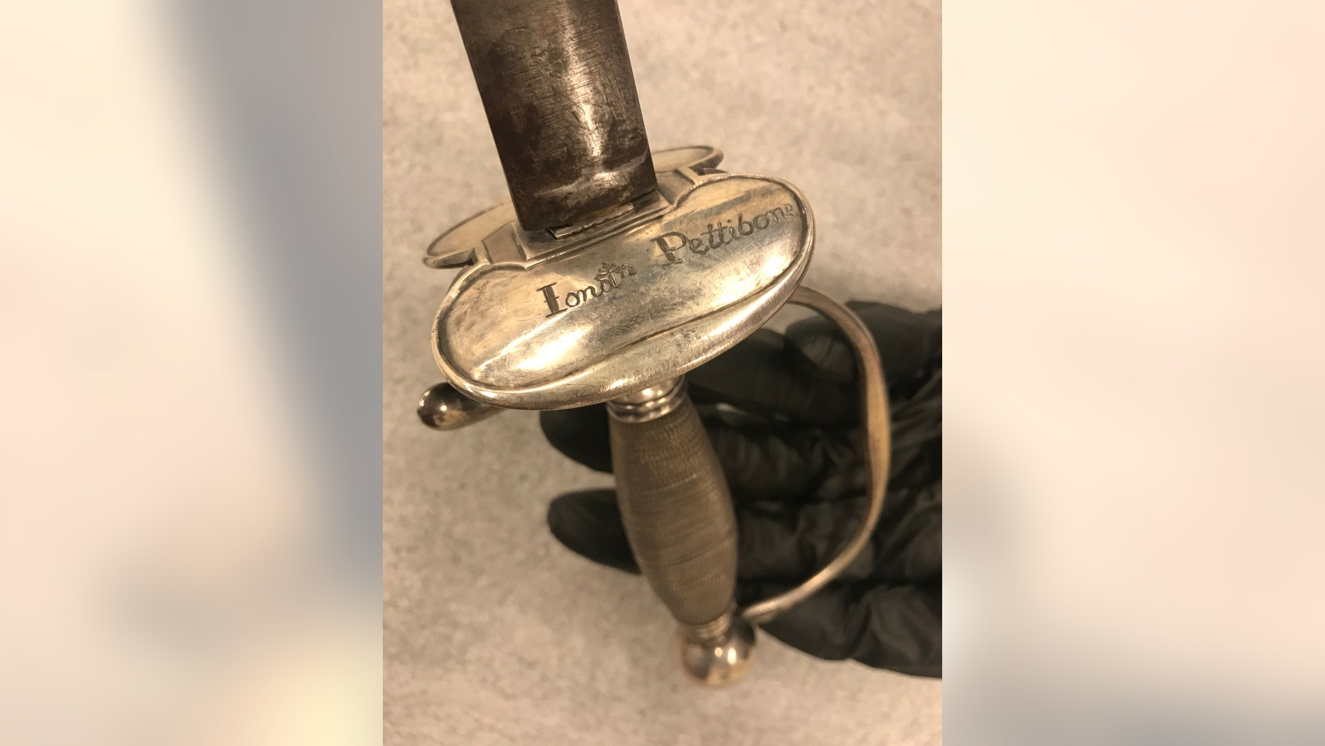 The rare Revolutionary War sword (Museum of the American Revolution)