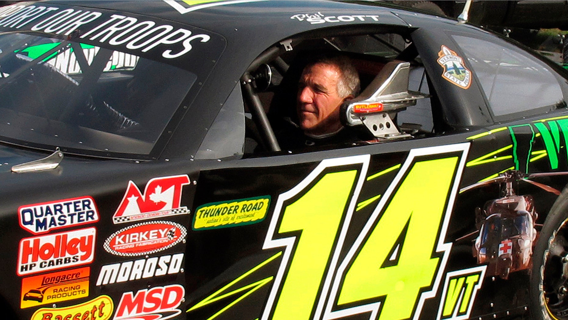 Scott at Thunder Road Speedbowl in July 2017.
