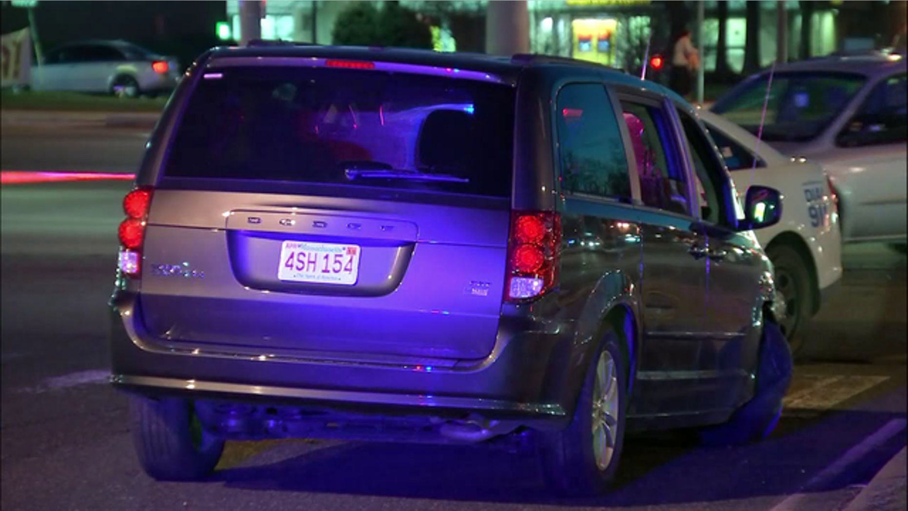 The minivan turned up a few miles away.