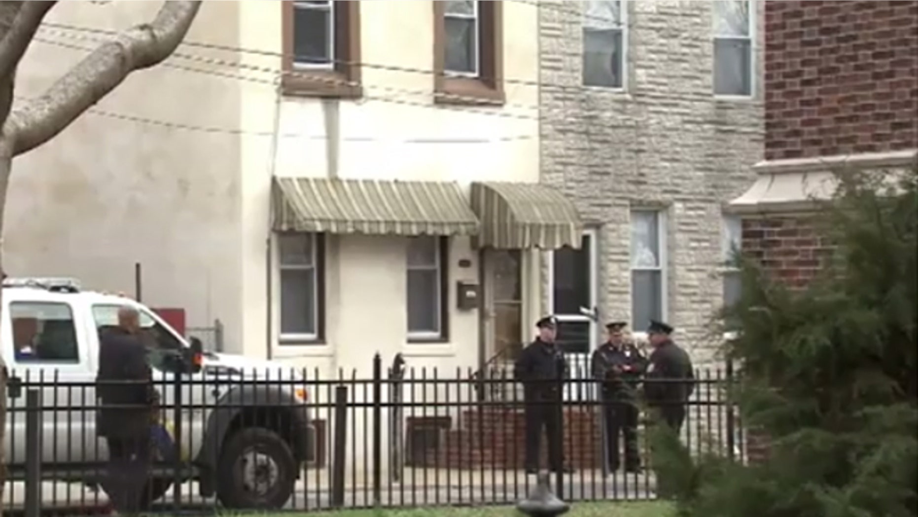 Feb. 26, 2018: A veteran Philadelphia police officer and a man were found dead at this home in the Port Richmond neighborhood of the city.