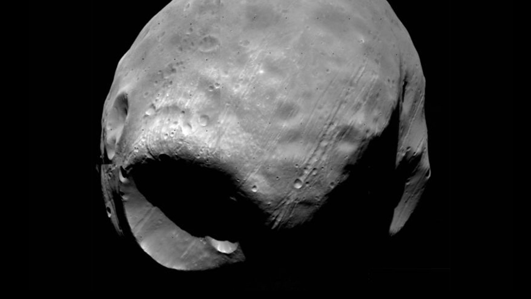 The Martian moon Phobos.