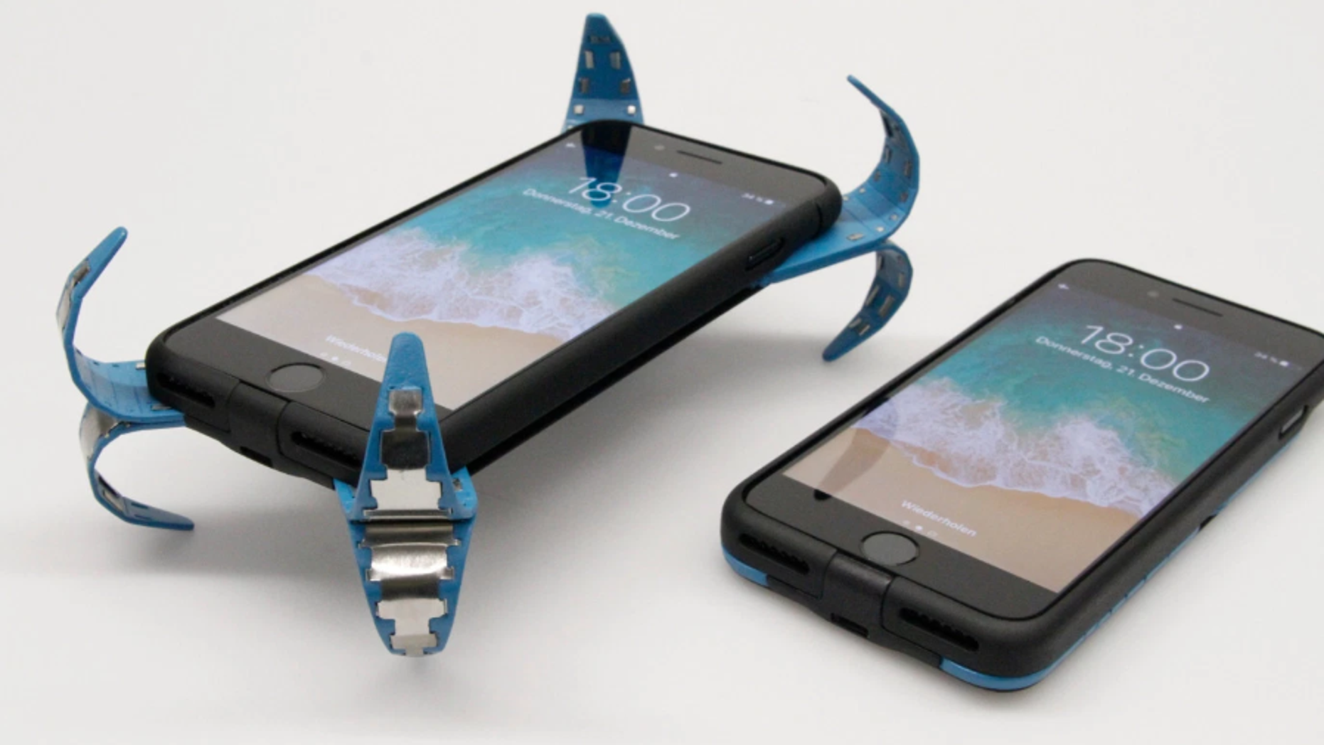 Philip Frenzel, 25, created a smartphone case that will protect phones when they drop.