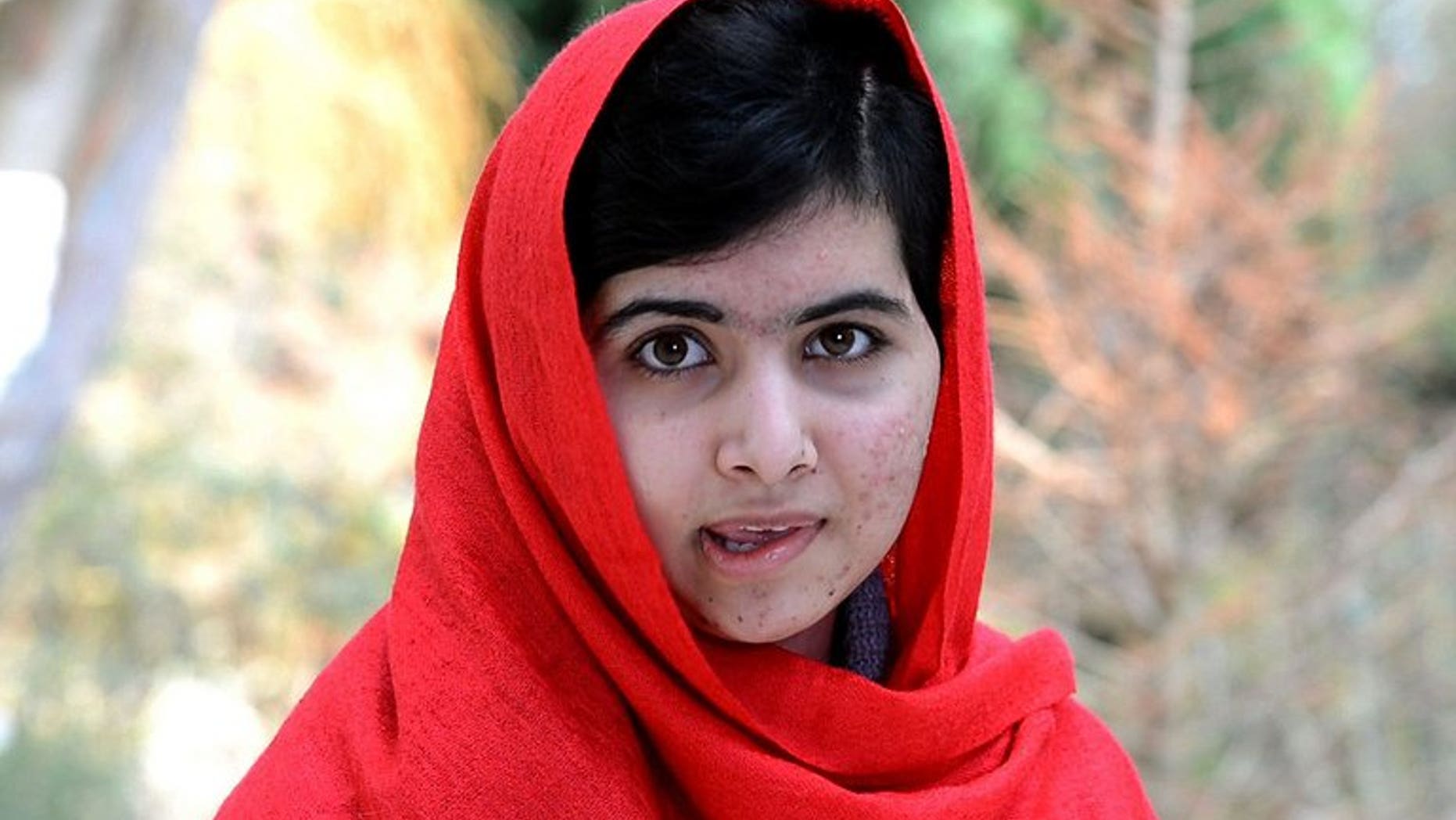 An image grab taken from handout video footage released by the Malala Fund on April 5, 2013 shows Pakistani girl Malala Yousafzai. Malala, the Pakistani schoolgirl shot by the Taliban for promoting girls' education, on Monday denounced an attack on a bus carrying female students in Quetta as "cowardly".