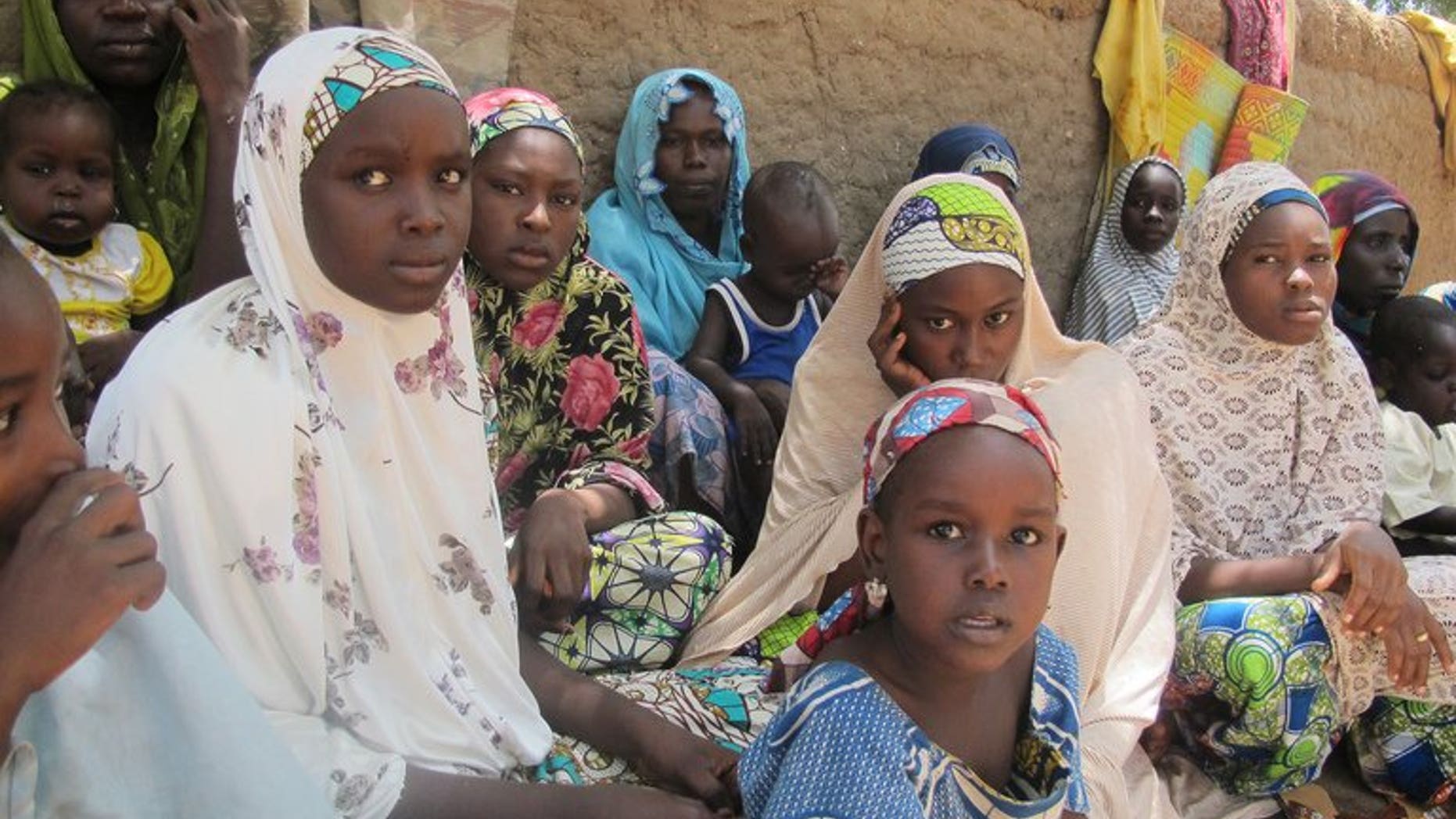 Nigerian refugee women and children in Gance in northern Cameroon on May 25. At least 9,000 people have fled violence in northern Nigeria and crossed into neighbouring countries as a government offensive aims to end a four-year Islamist insurgency, the UN said on Tuesday.